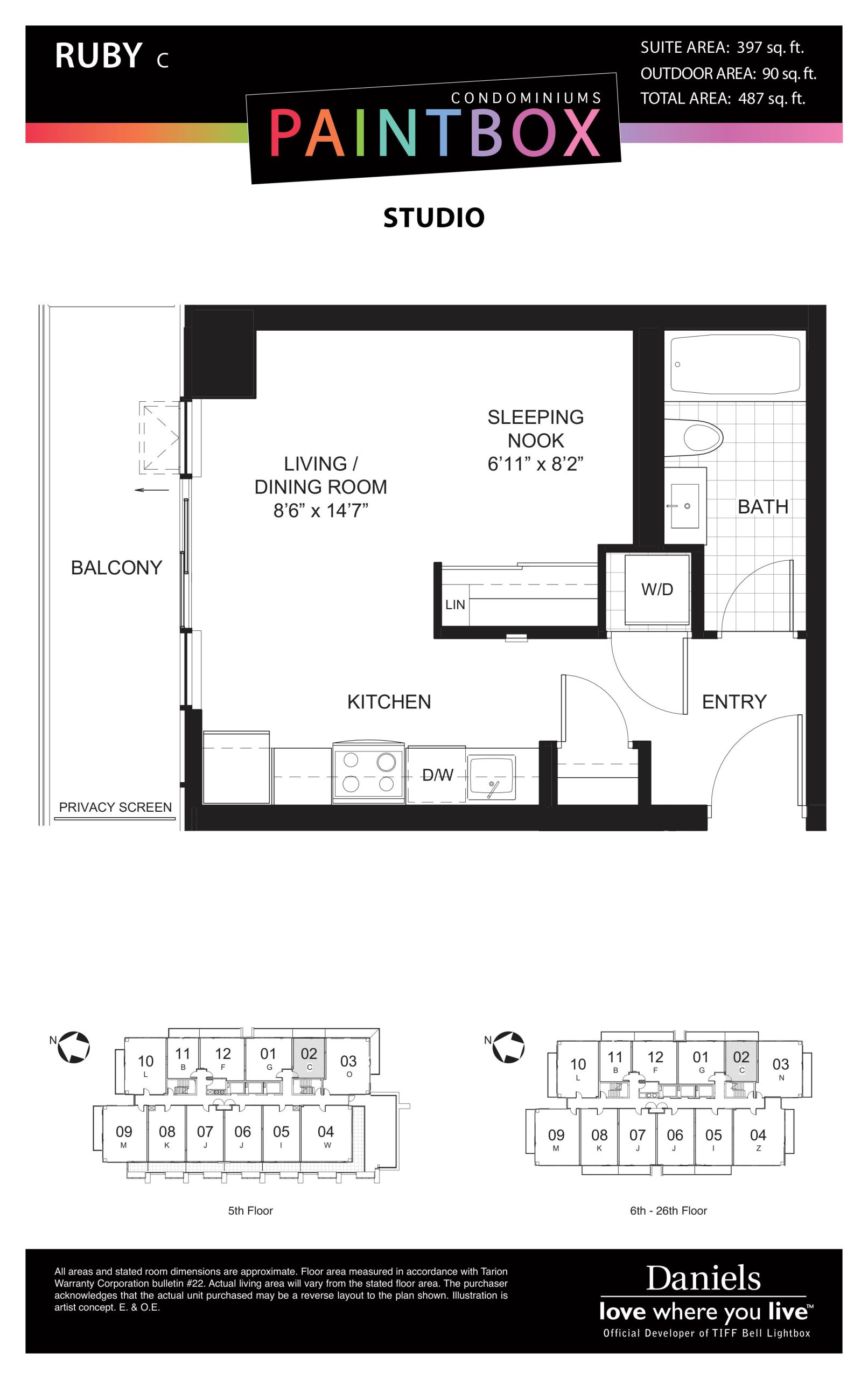 Ruby C floor plan