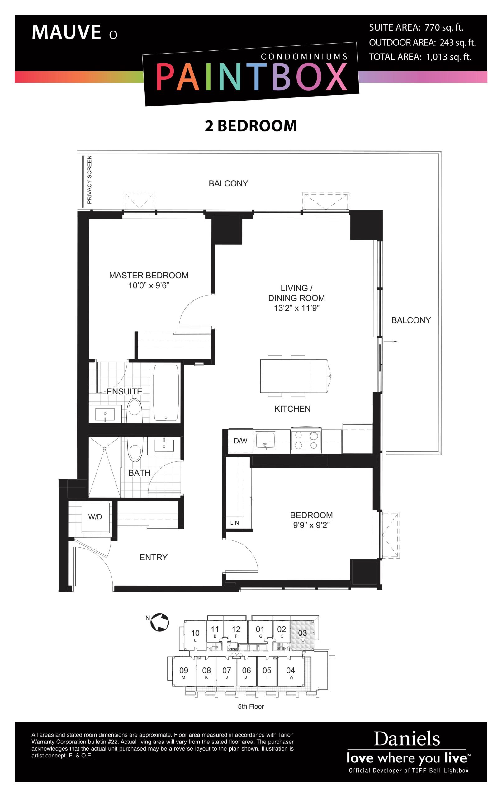Mauve O floor plan