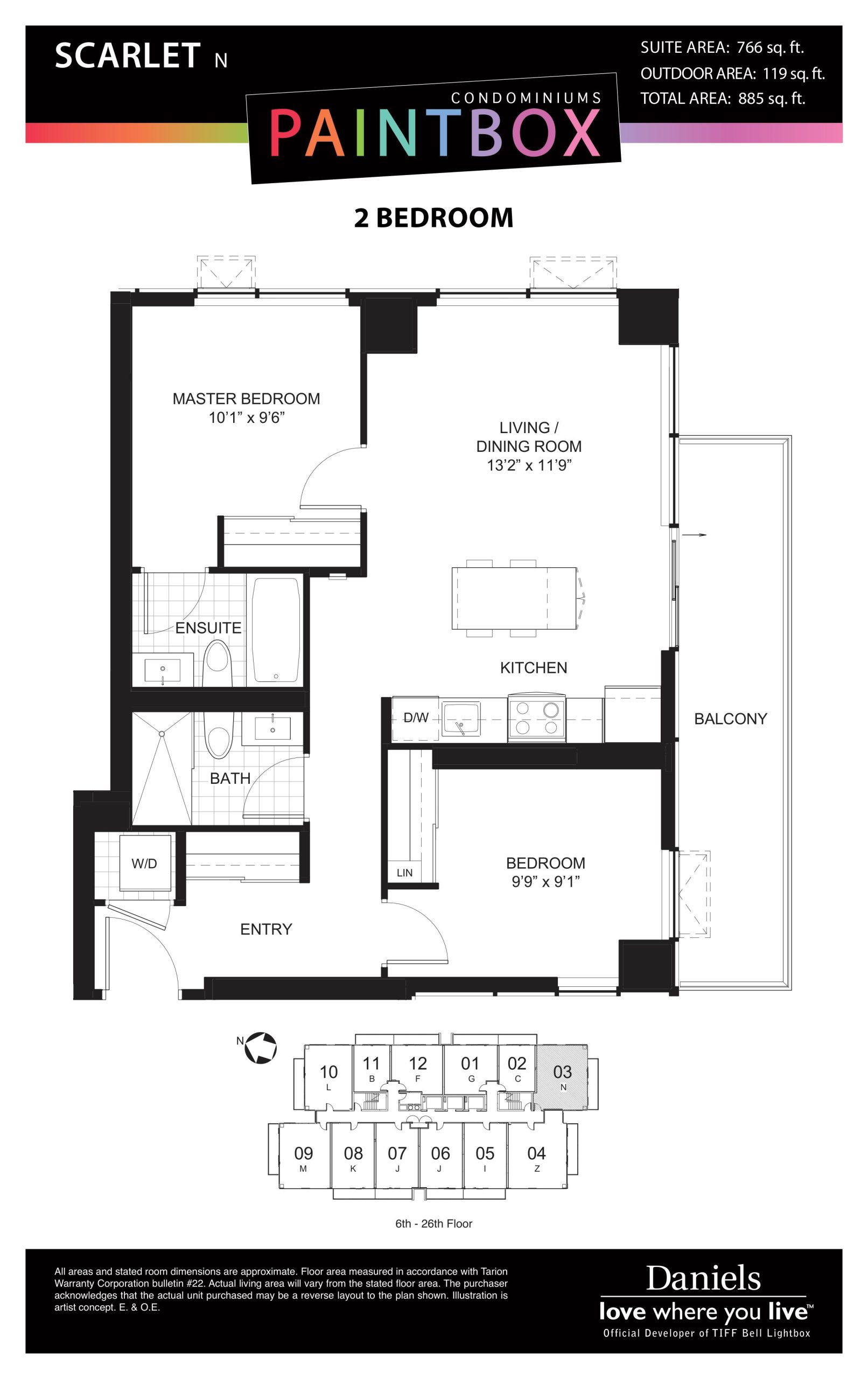 Scarlet N floor plan