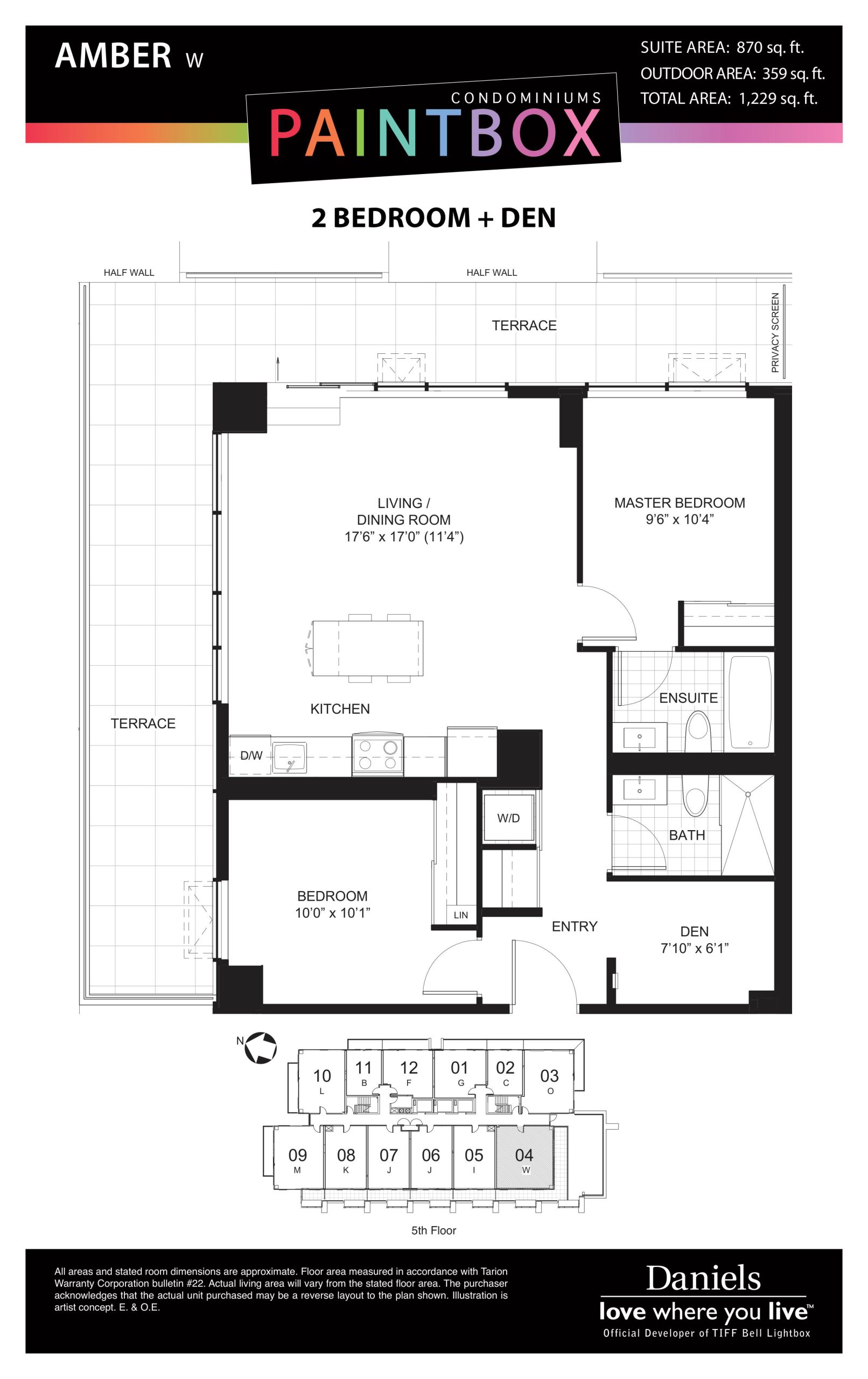 Amber W floor plan