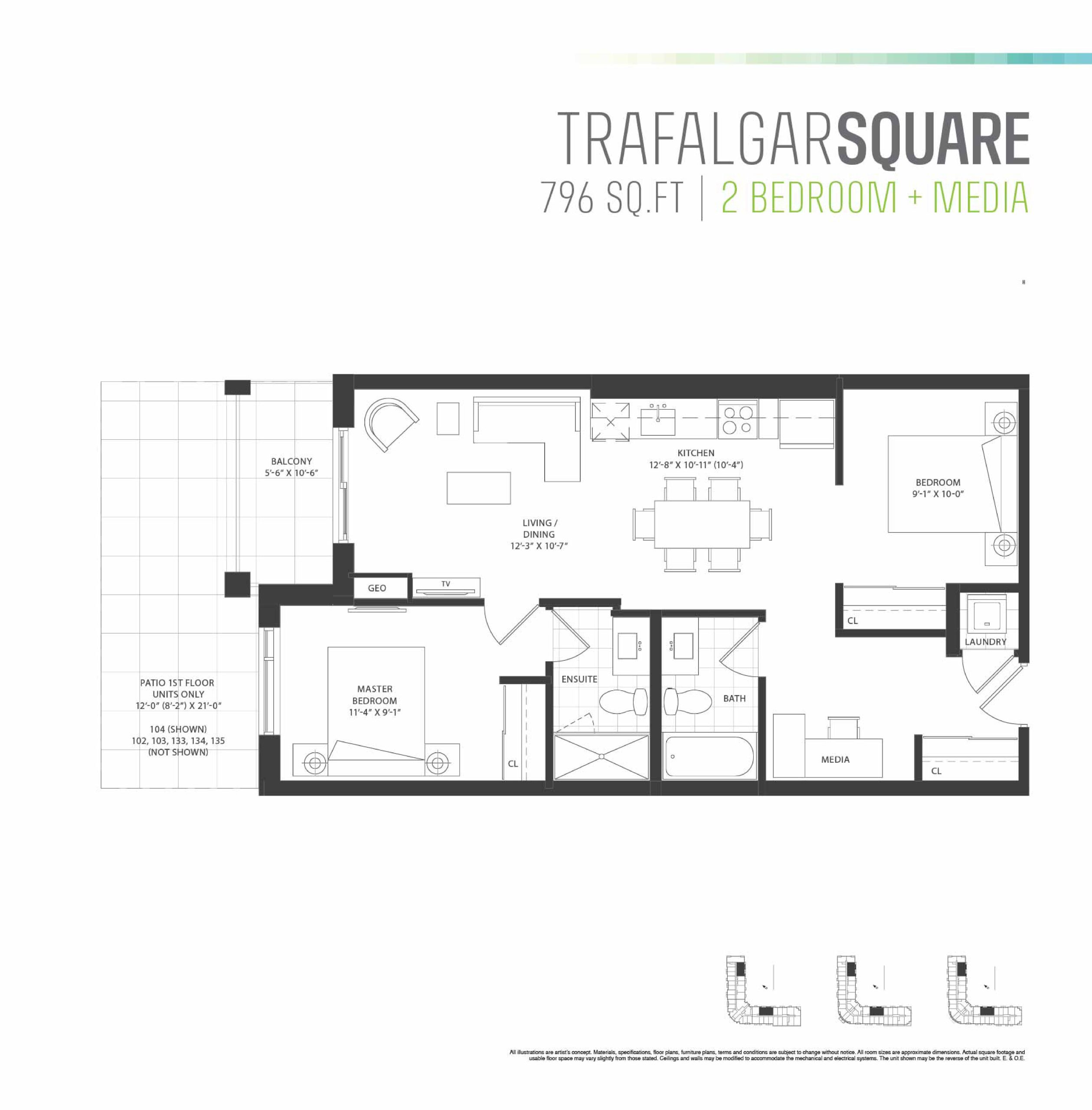 Trafalgar Square floor plan