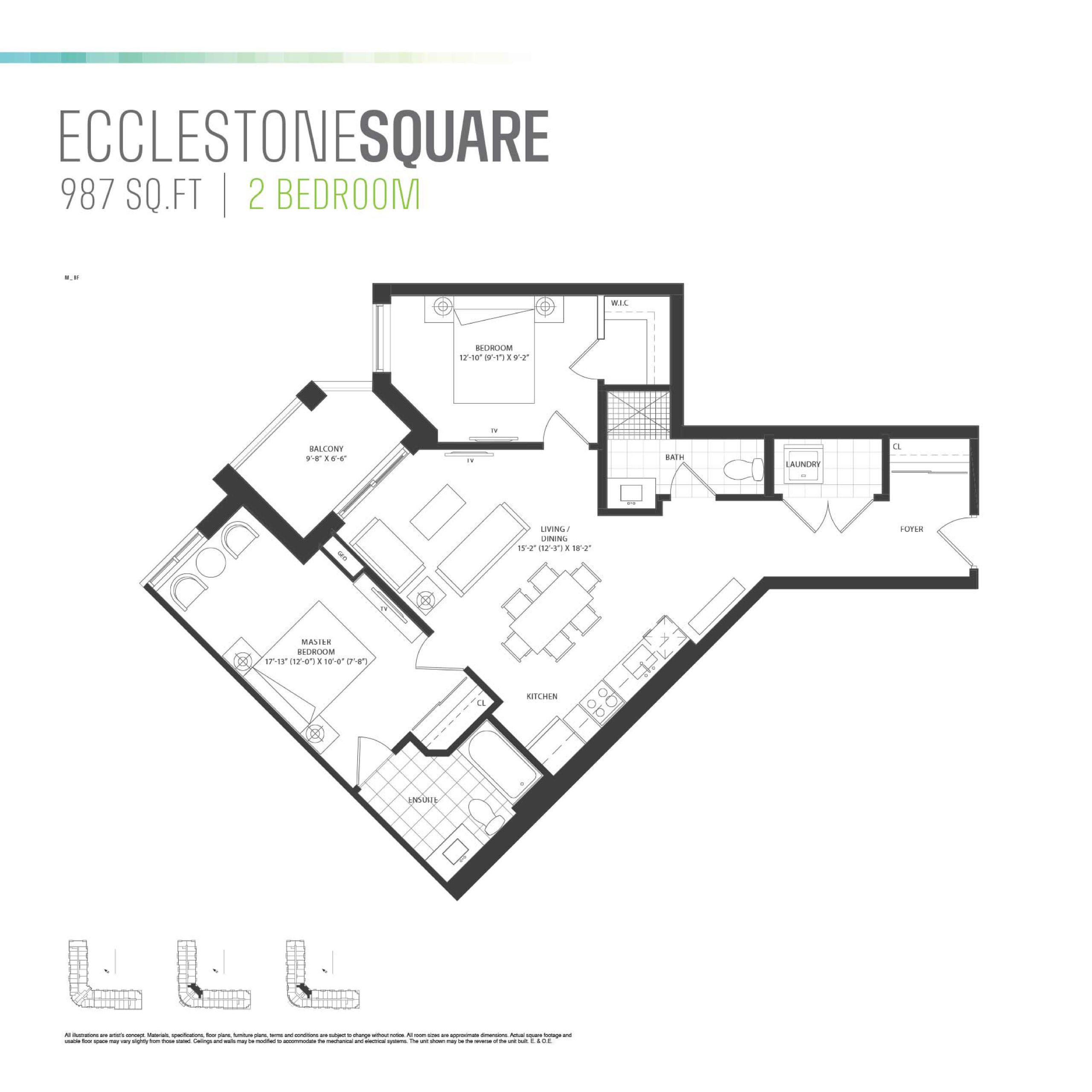 Ecclestone Square floor plan