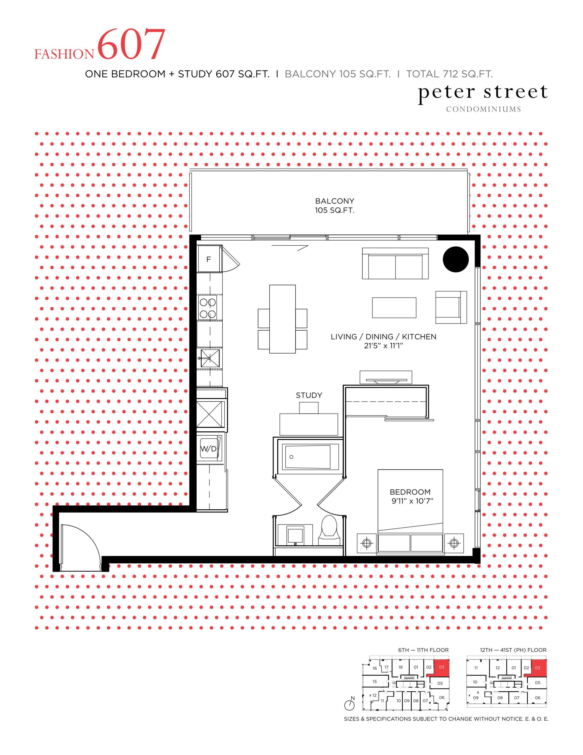 Fashion 607 floor plan