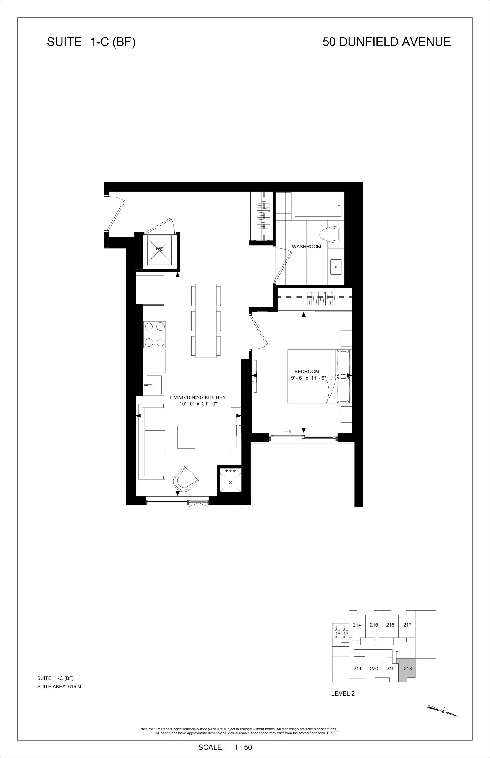 1-C (BF) floor plan