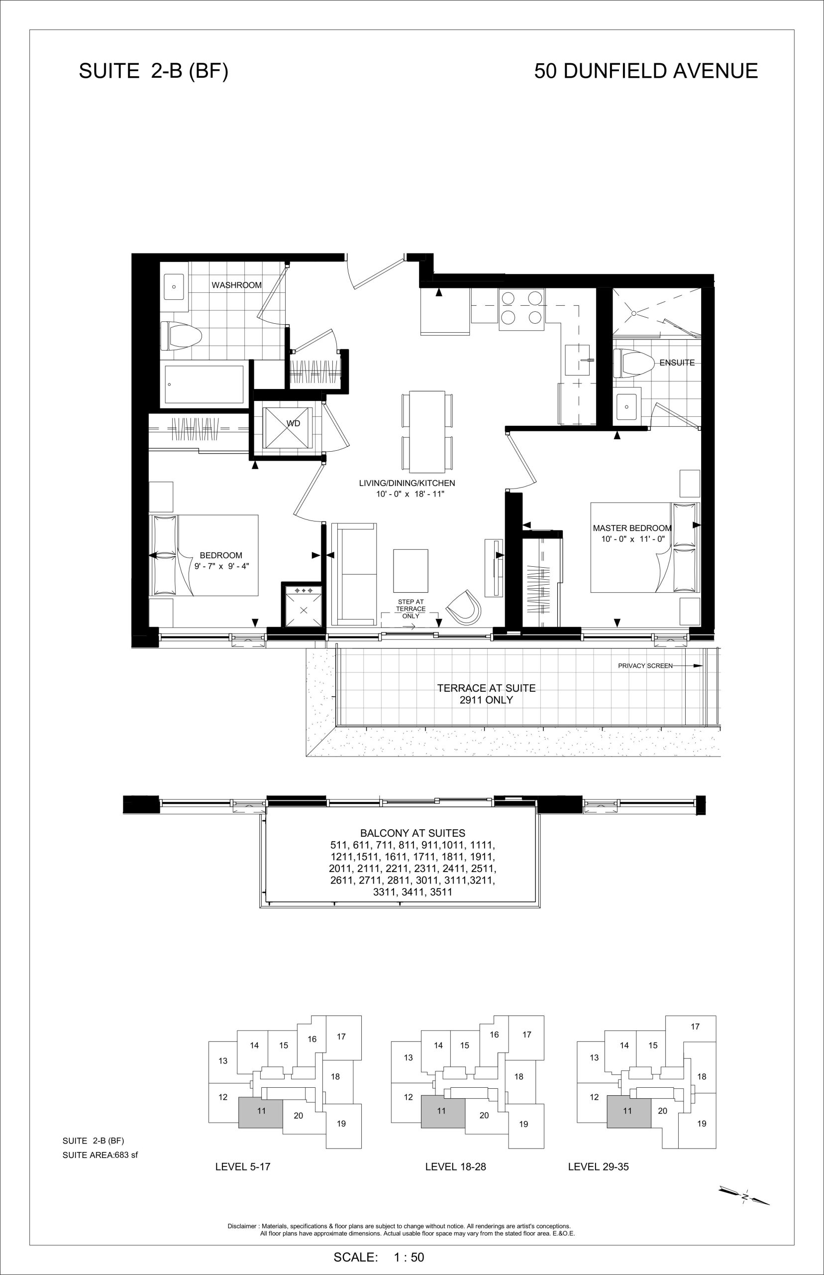 2-B (BF) floor plan