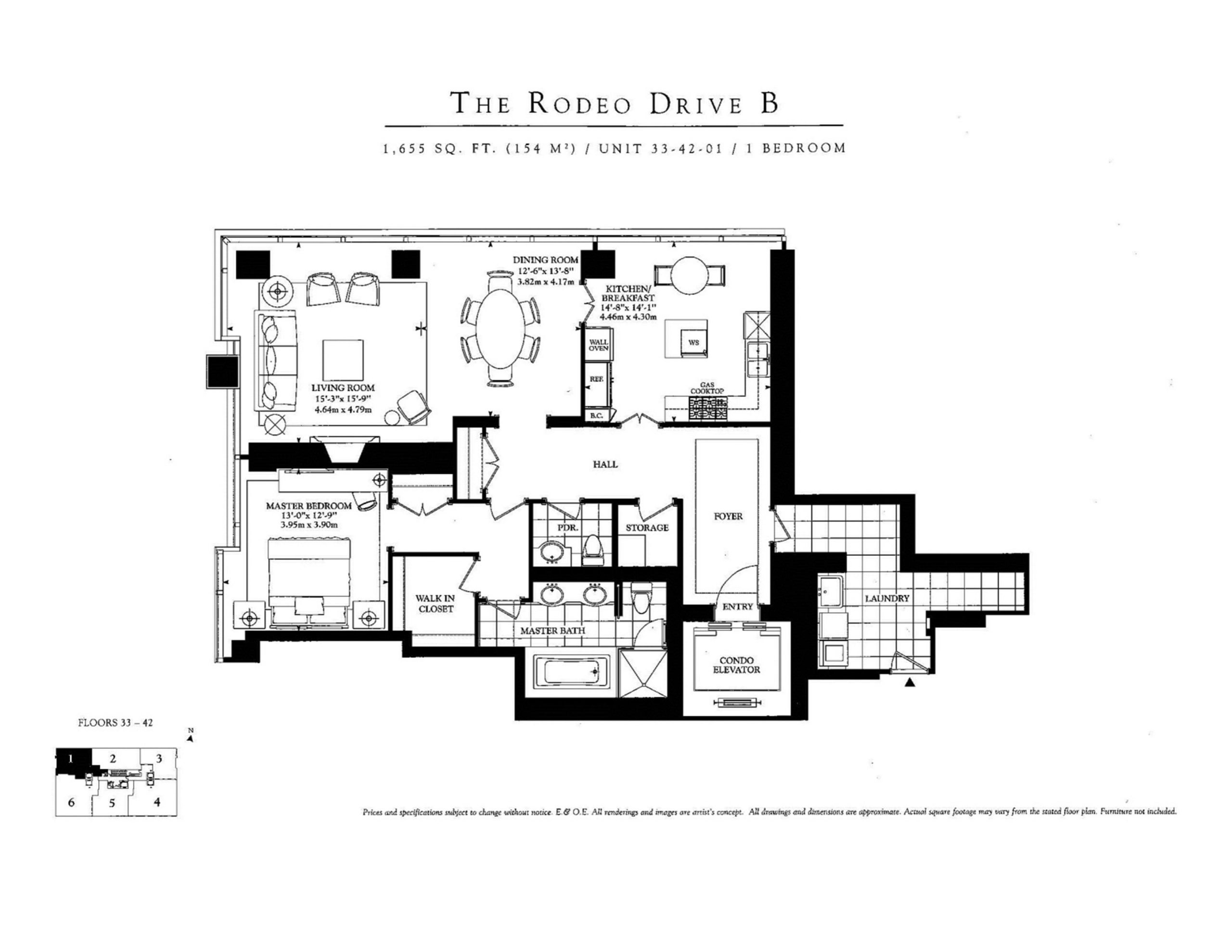 The Rodeo Drive B floor plan