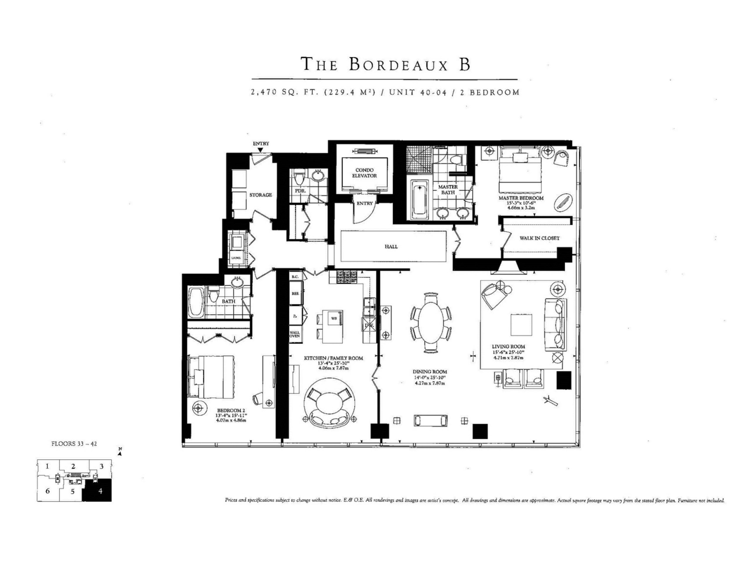 The Bordeaux B floor plan