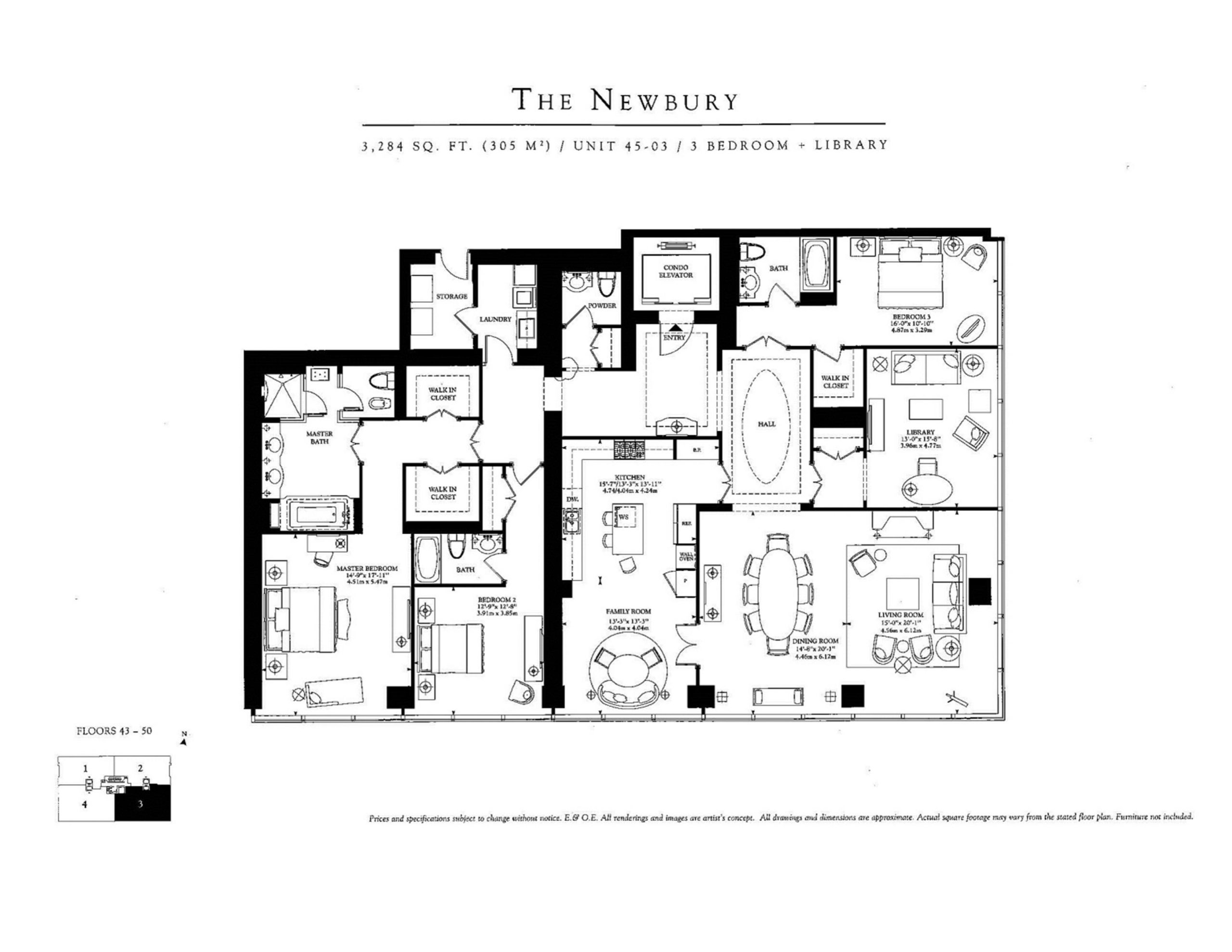 The Newbury floor plan