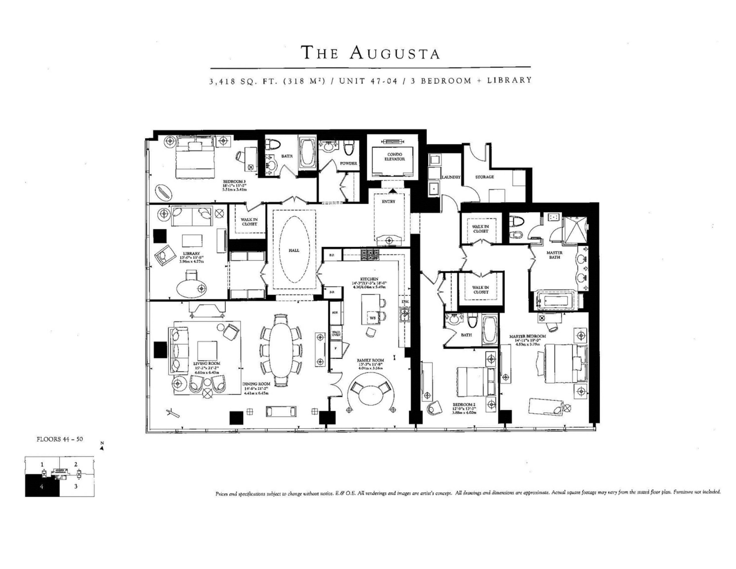The Augusta floor plan