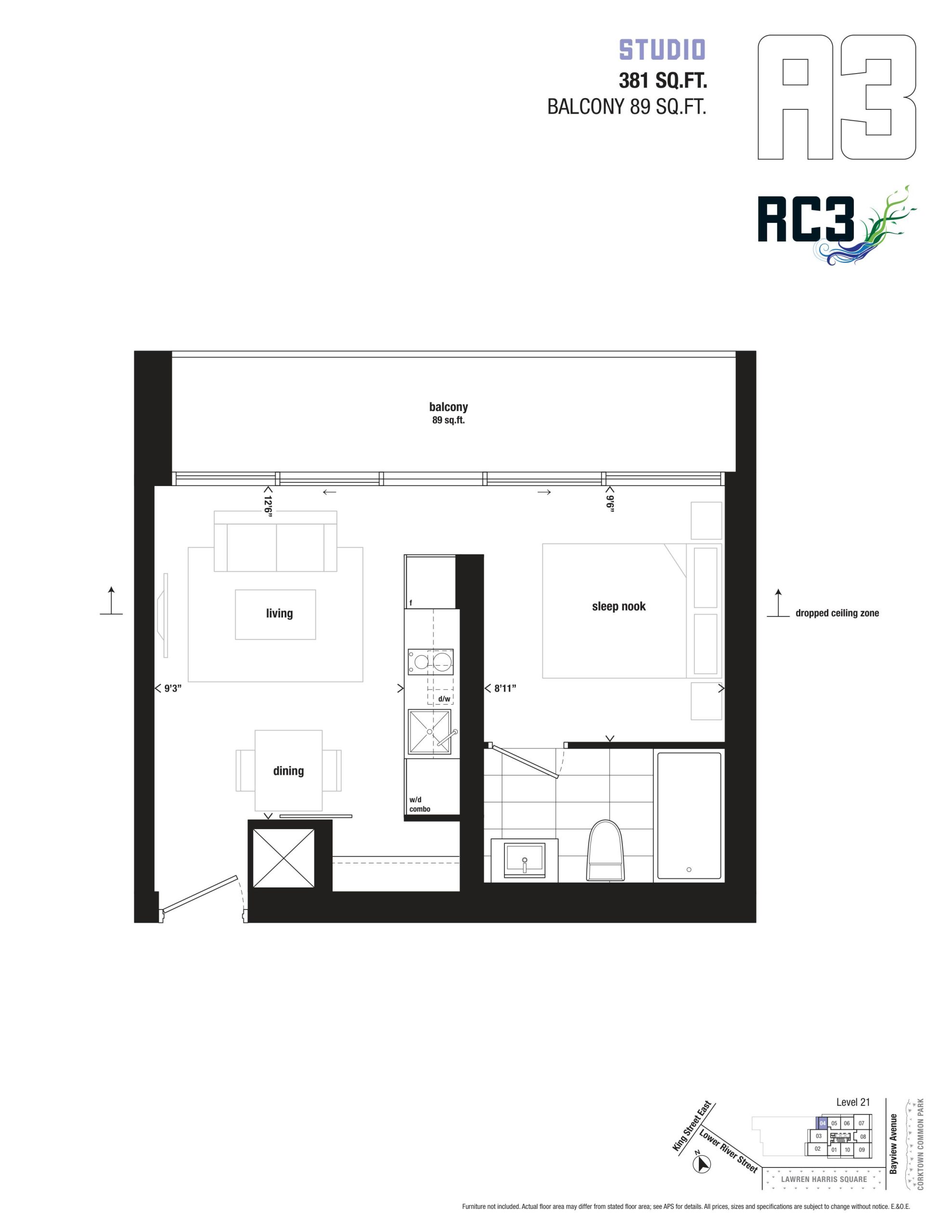 A3 floor plan