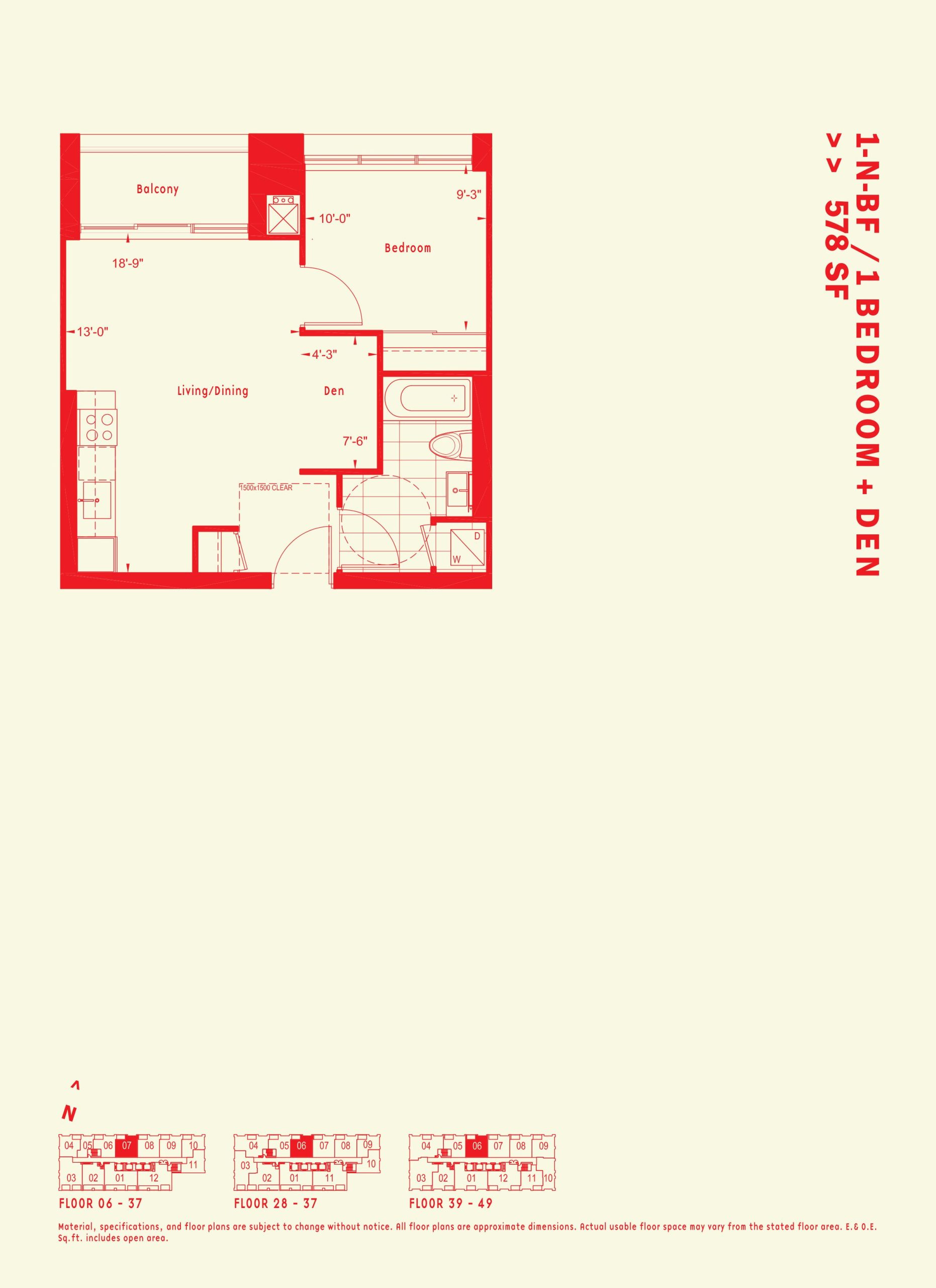 1-N-BF floor plan