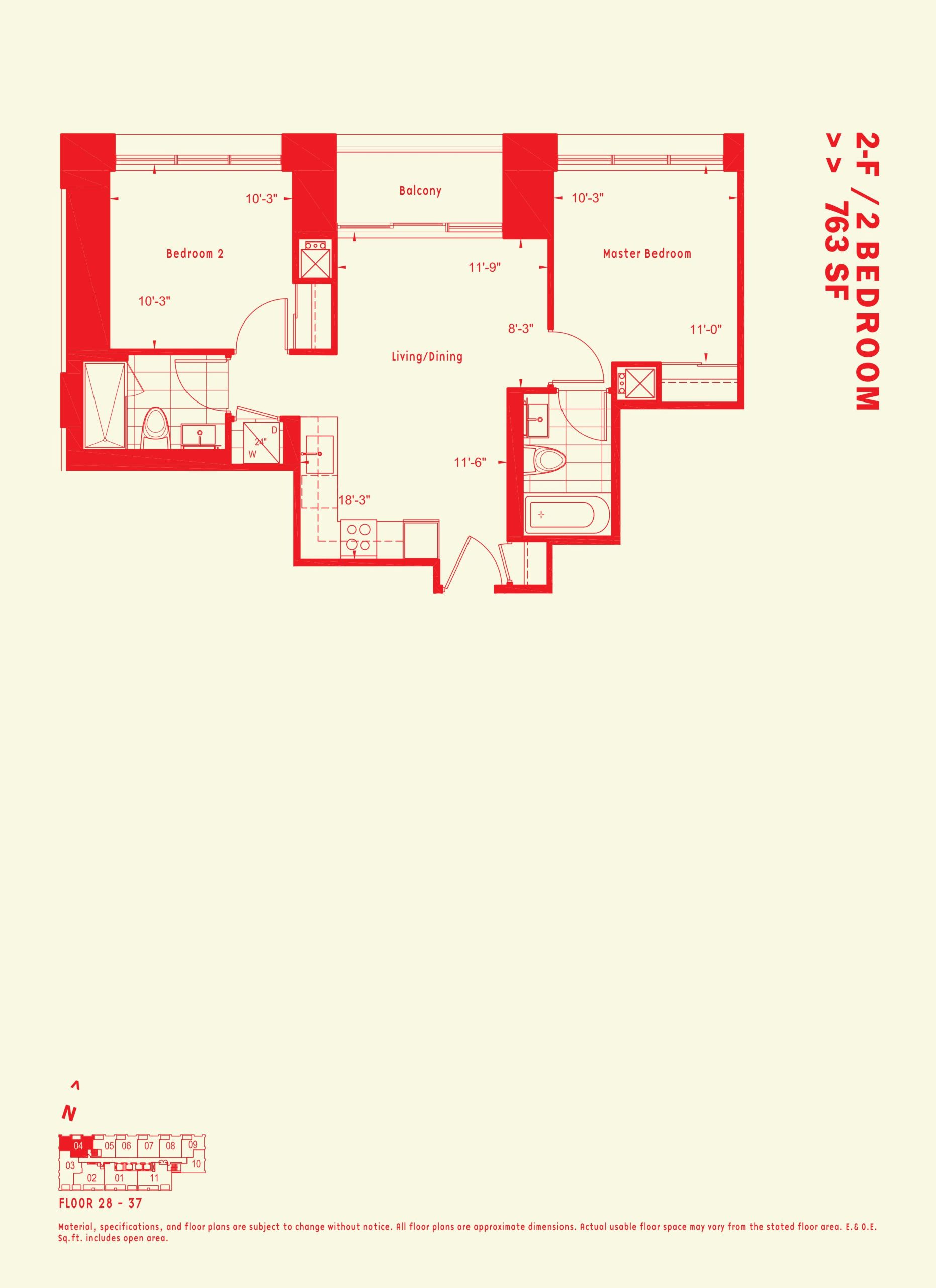 2-F floor plan