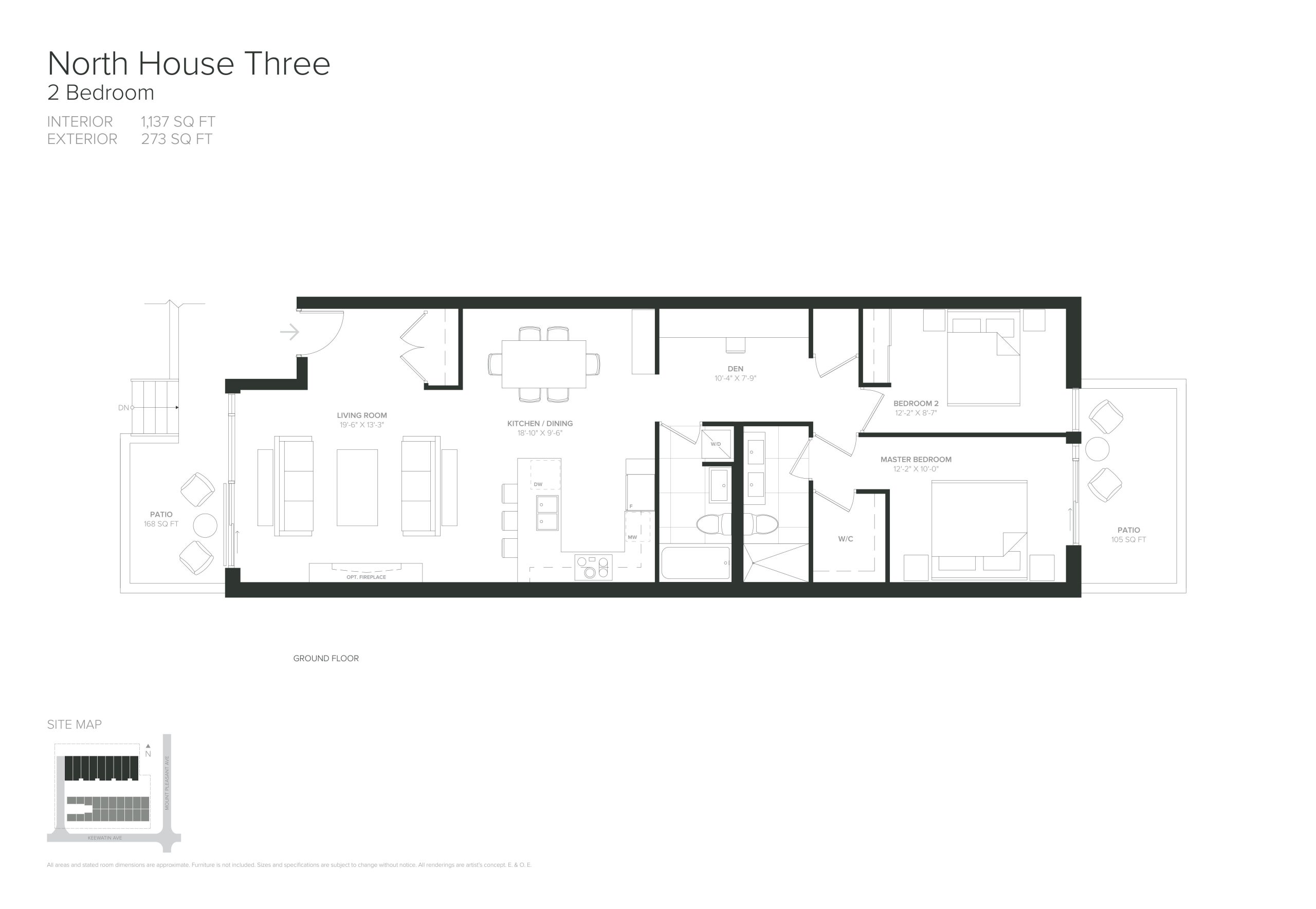 North House Three floor plan