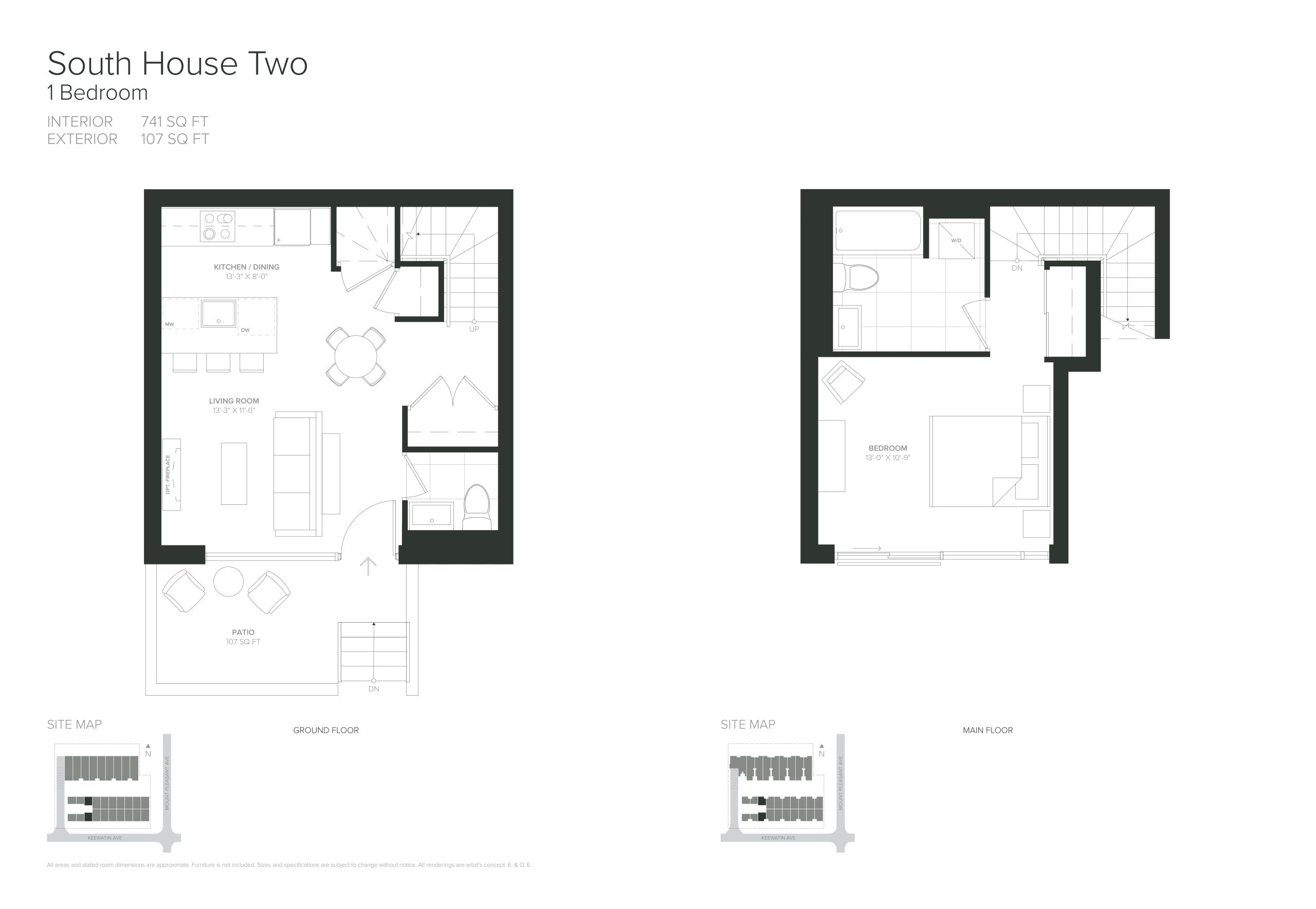 South House Two floor plan