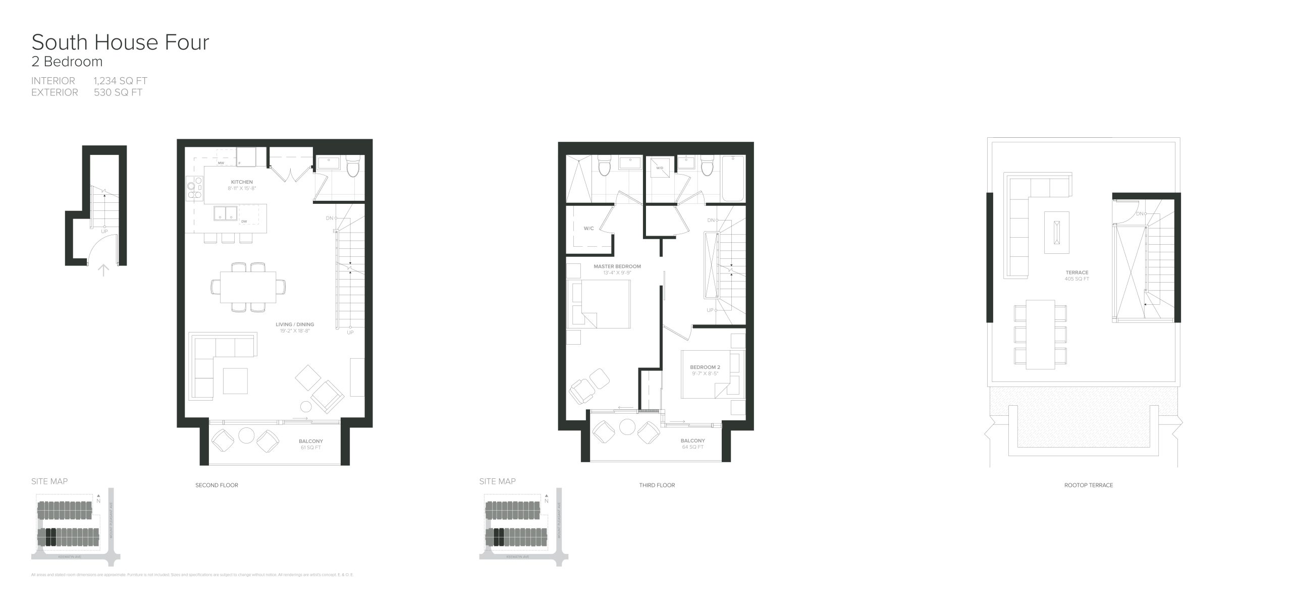 South House Four floor plan