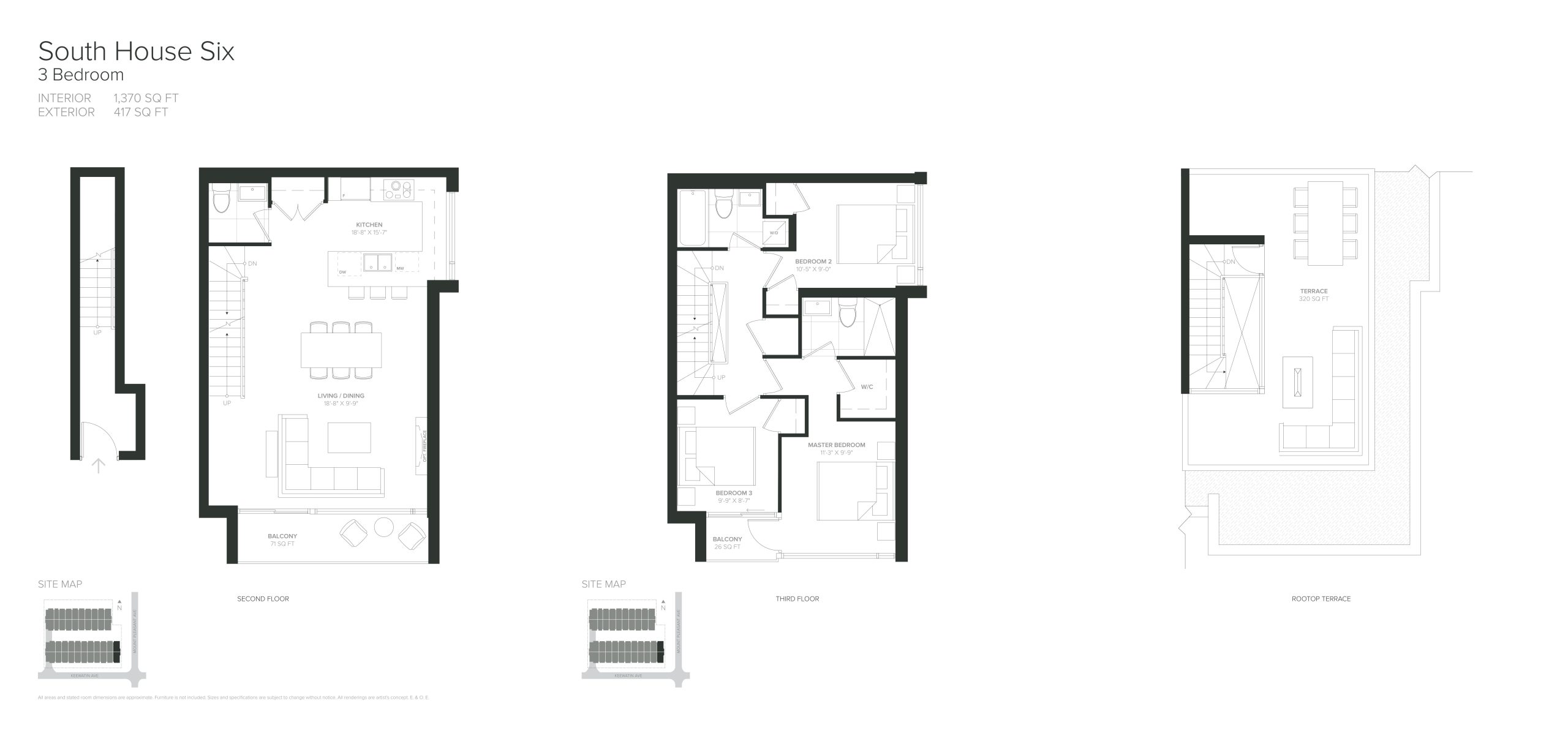 South House Six floor plan