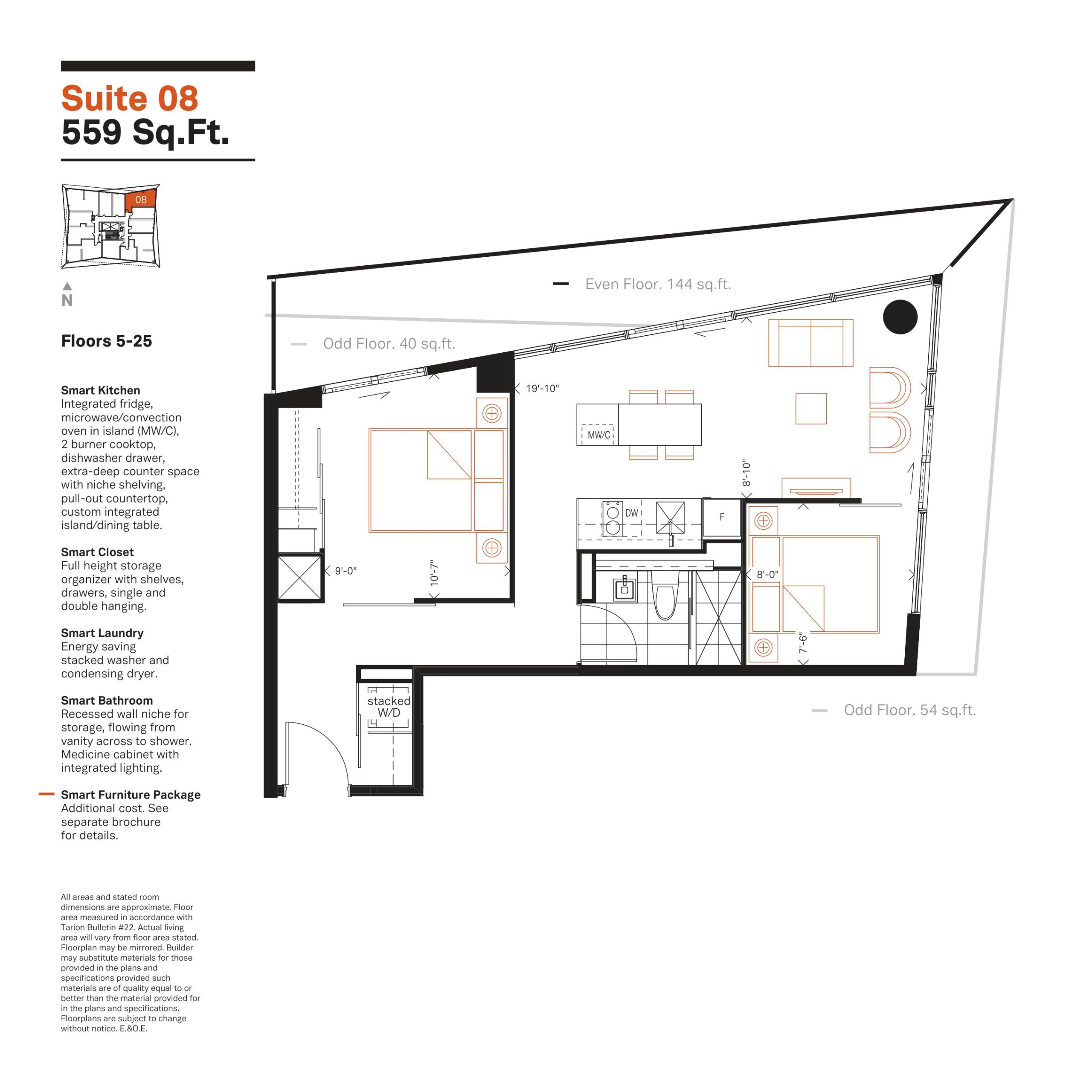 Suite 08 floor plan