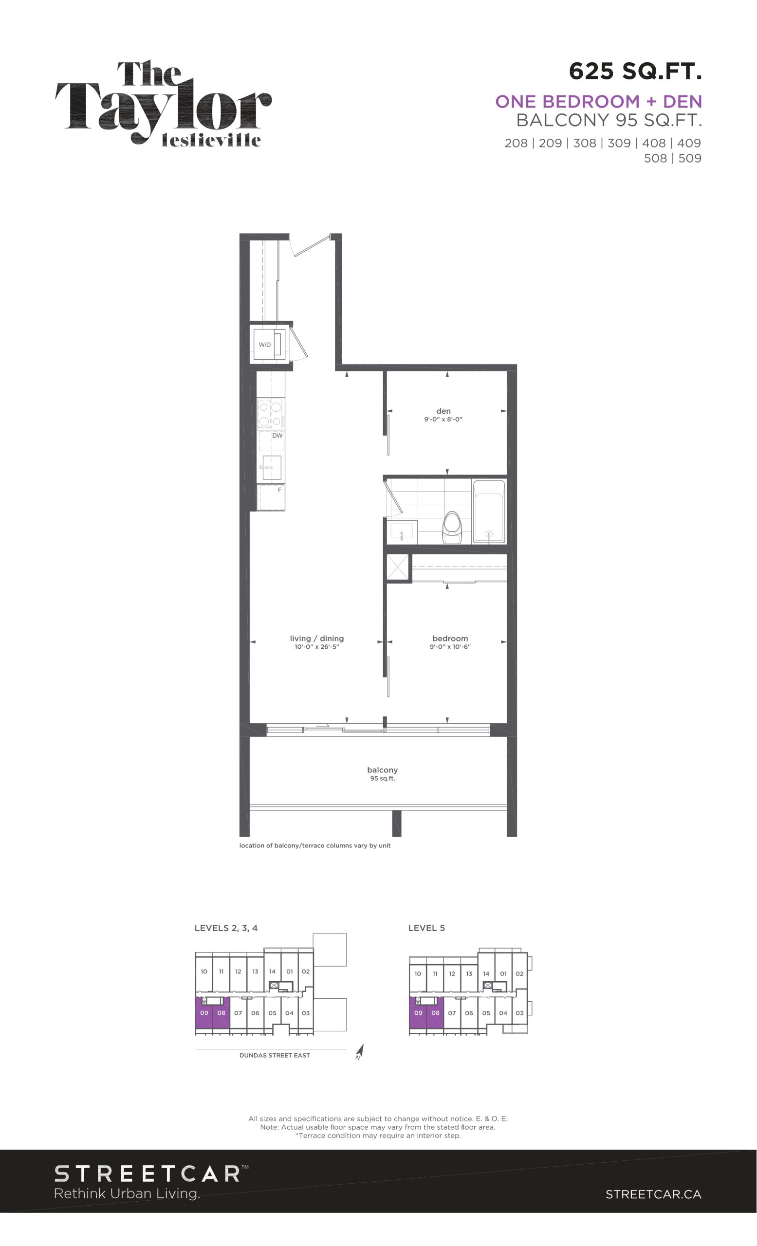 Taylor 625 floor plan
