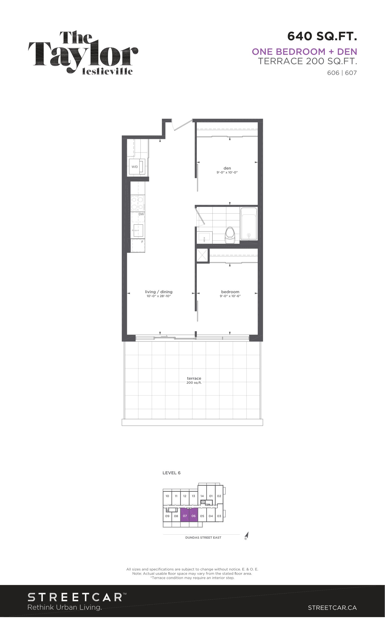 Taylor 640 floor plan