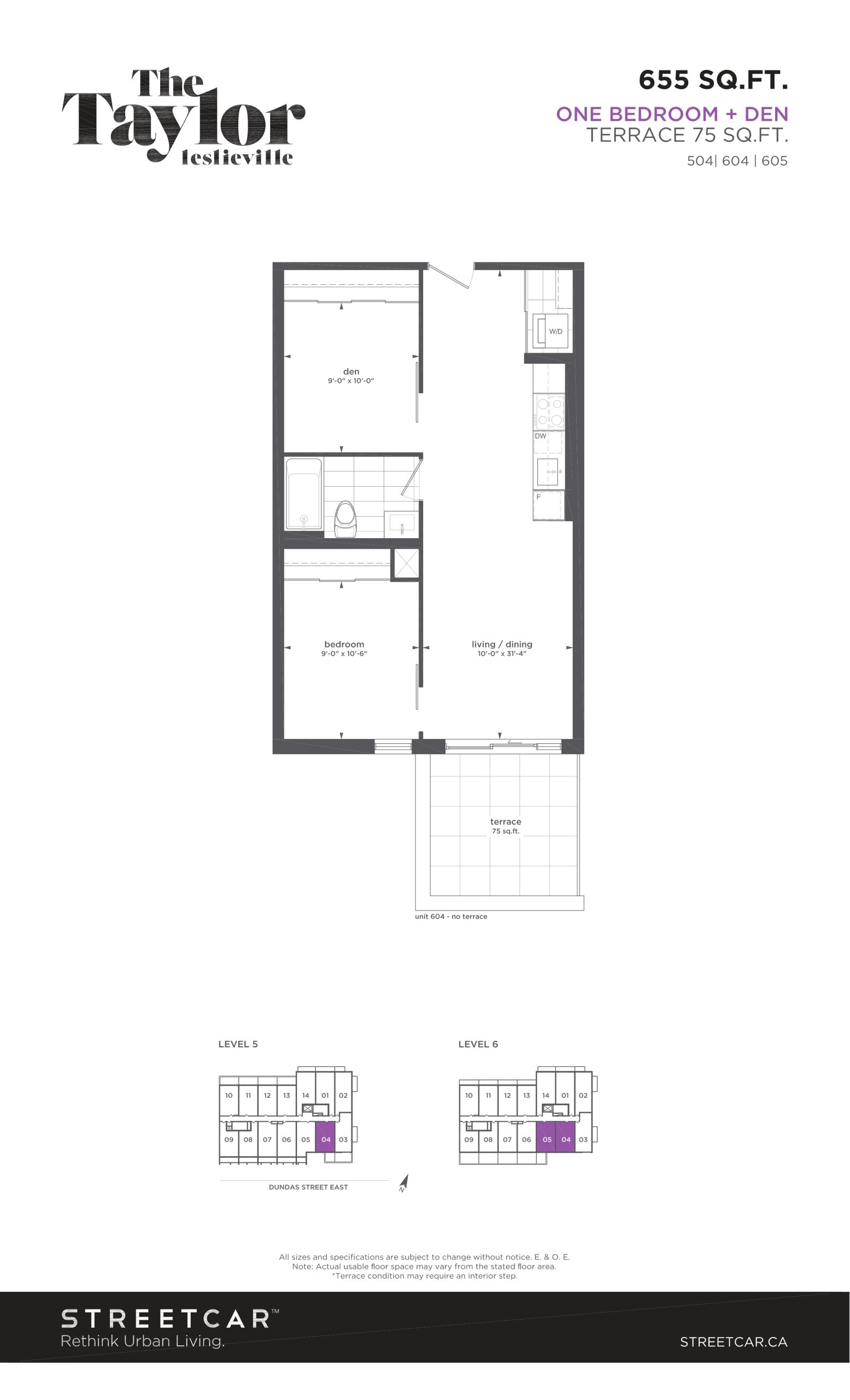 Taylor 655 floor plan