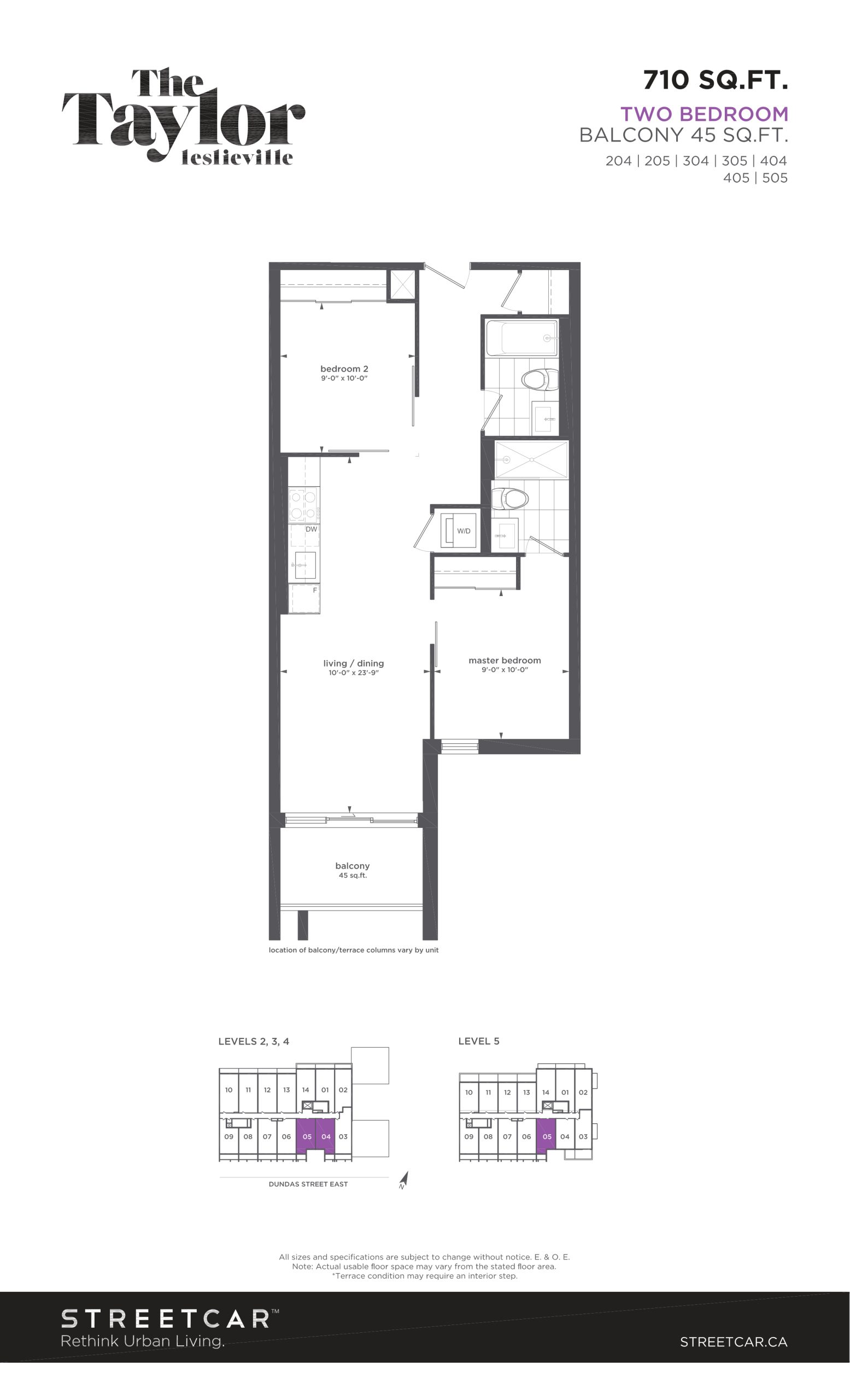 Taylor 710 floor plan