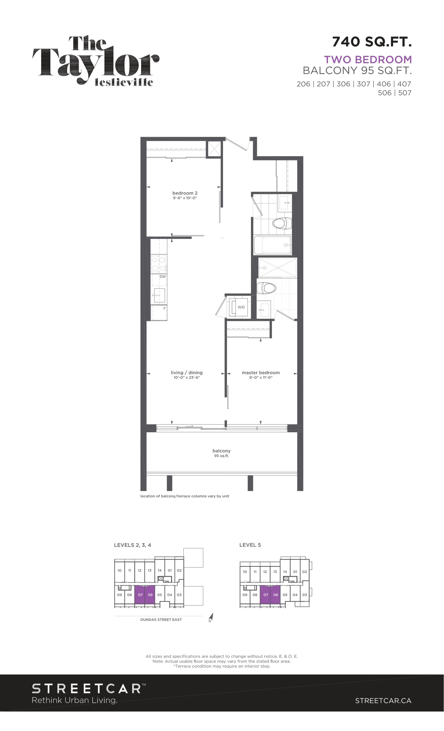 Taylor 740 floor plan