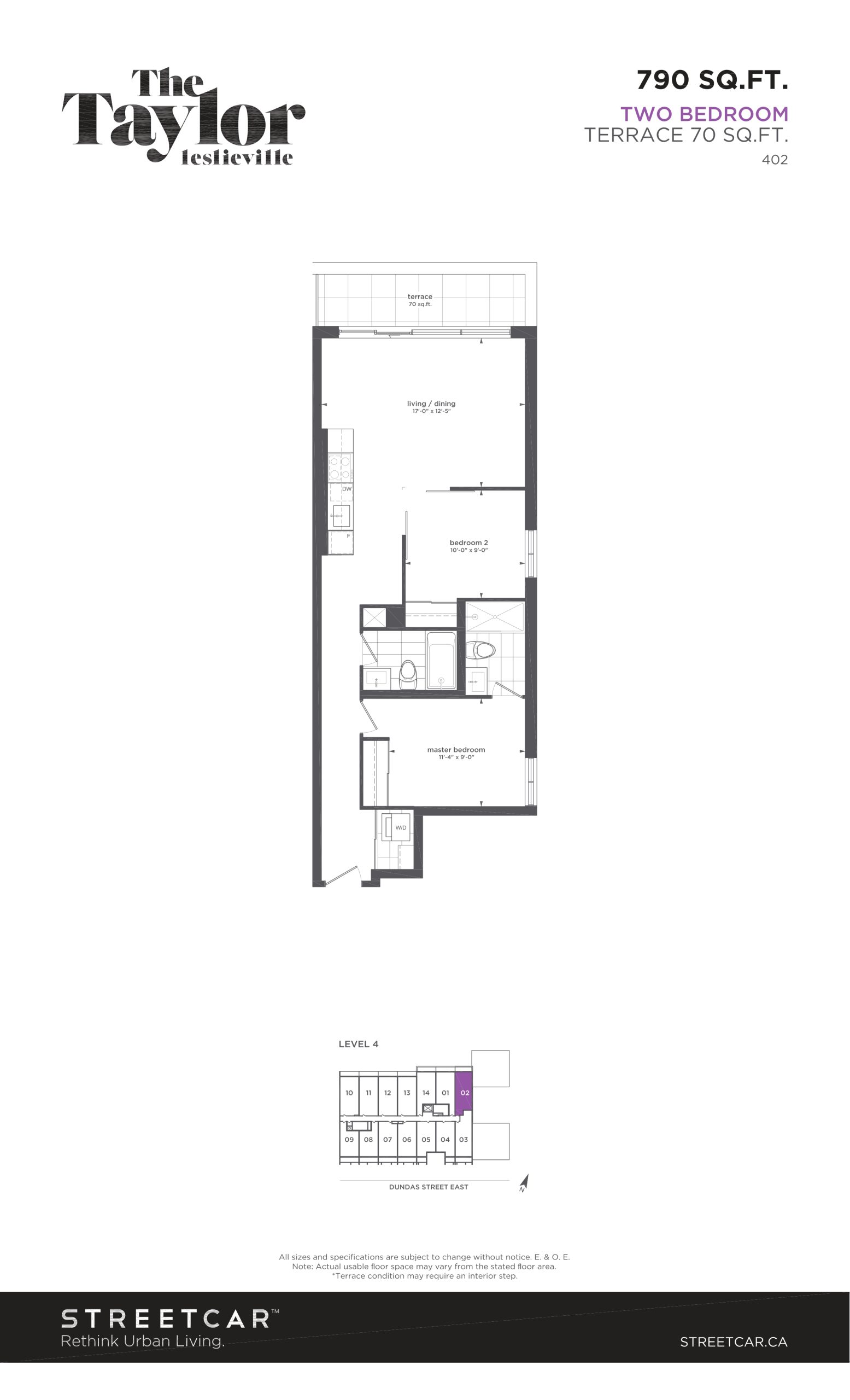 Taylor 790 floor plan