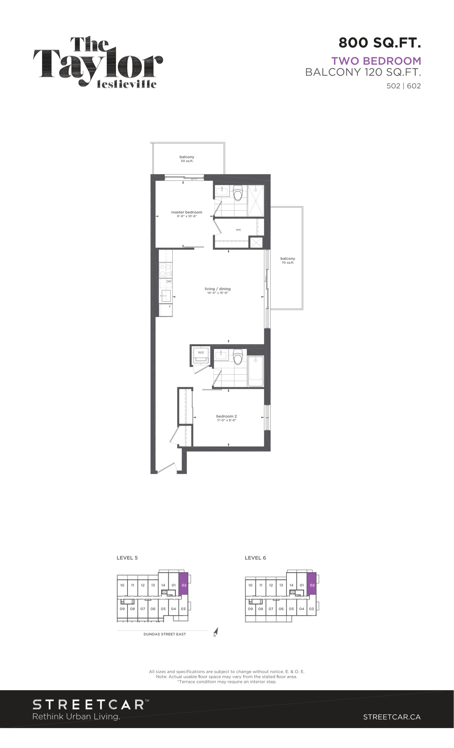 Taylor 800 floor plan