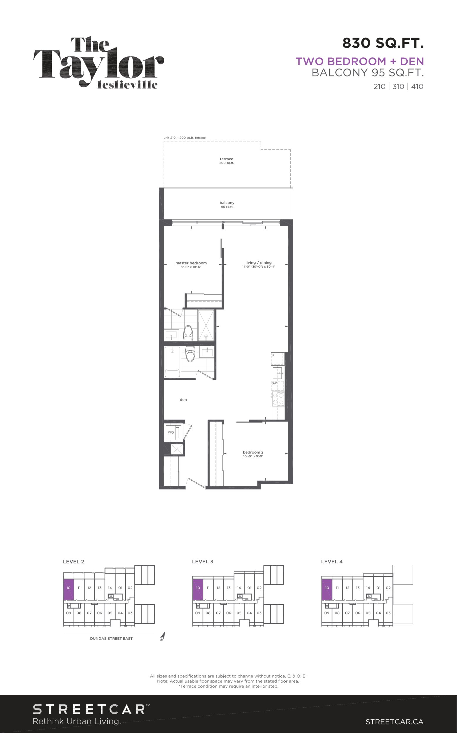 Taylor 830 floor plan