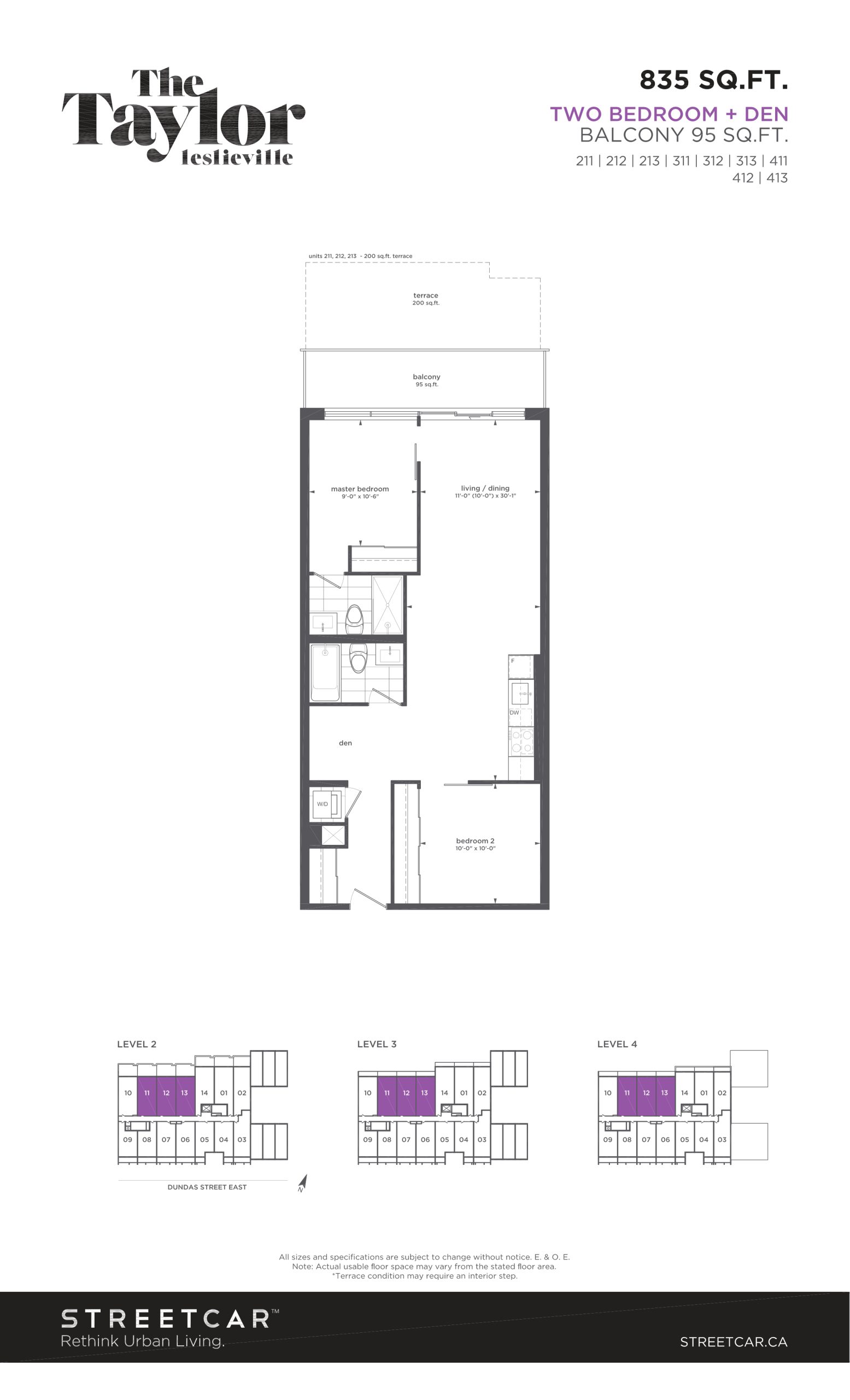 Taylor 835 floor plan