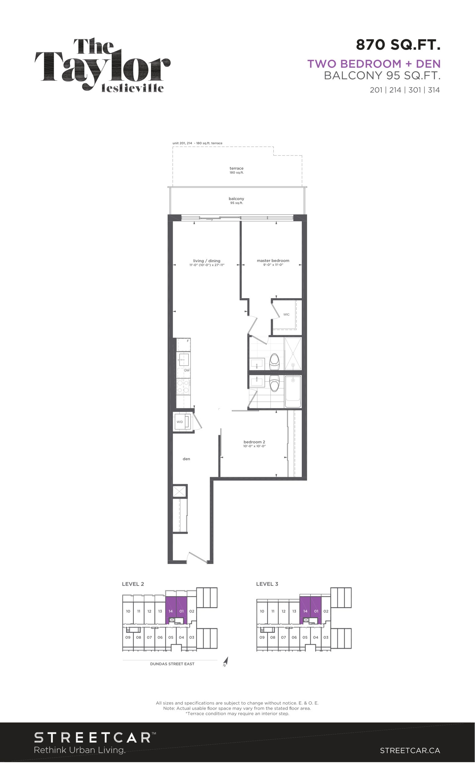 Taylor 870 floor plan