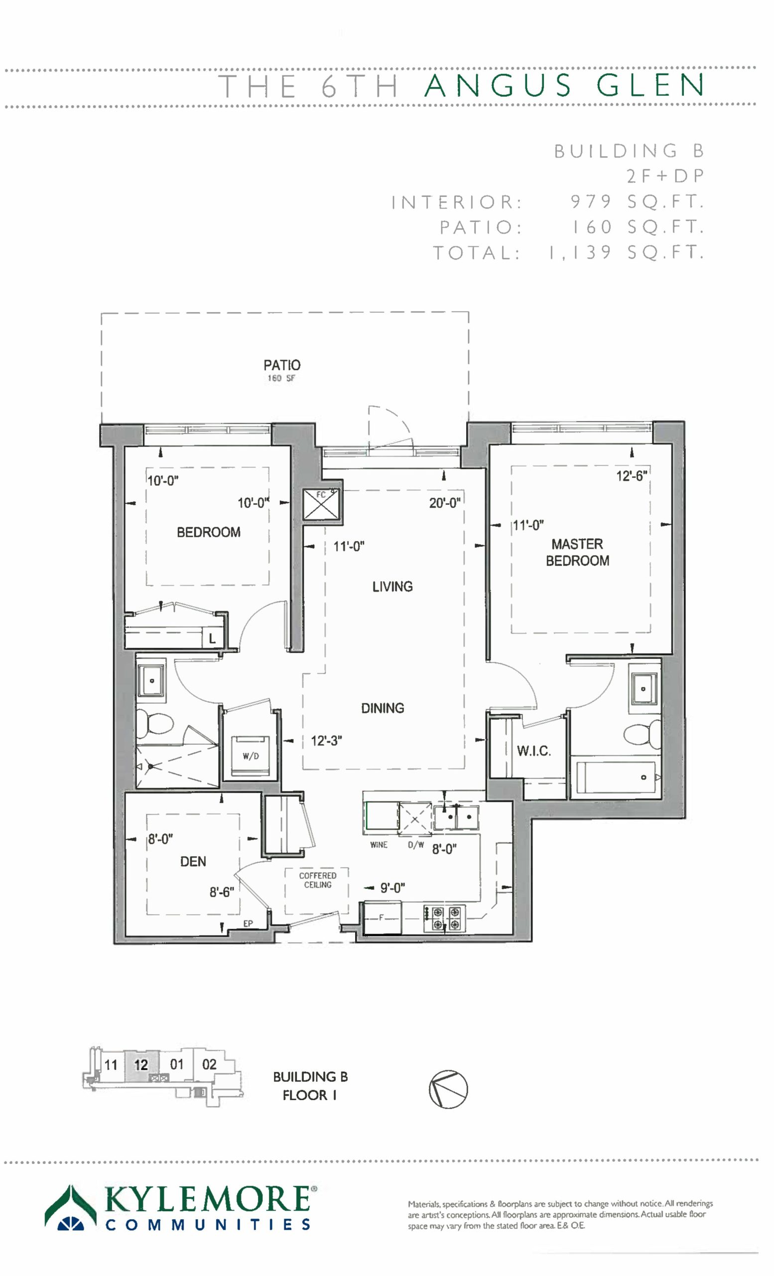 2F+DP floor plan