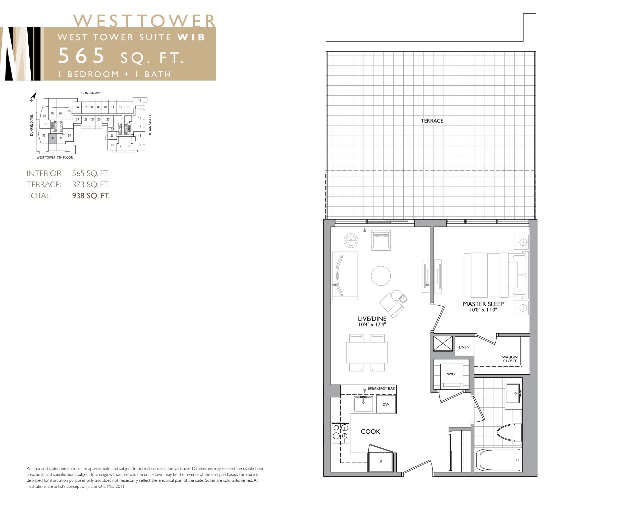 Suite WIB (Terrace) floor plan
