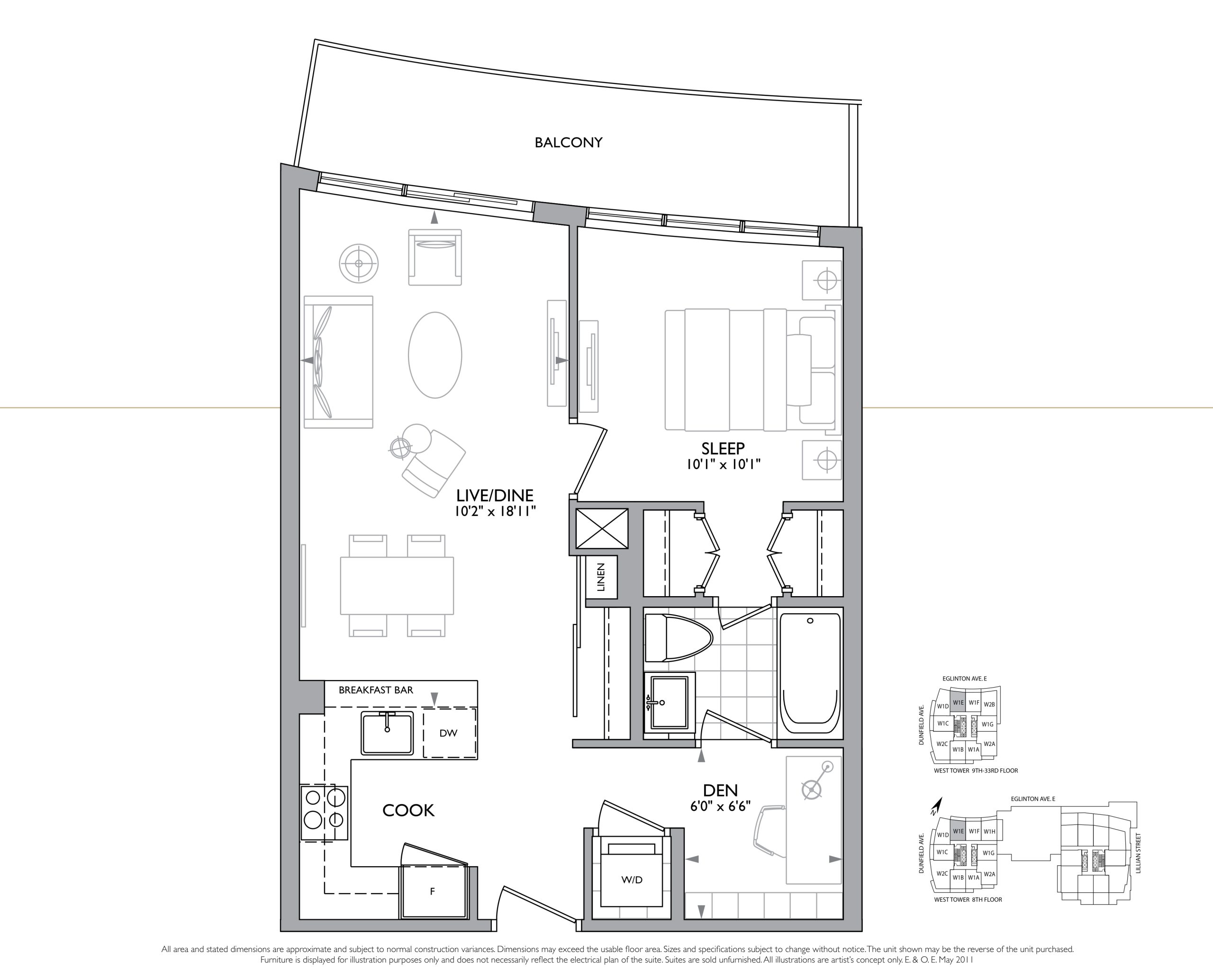 Suite WIE (Balcony) floor plan