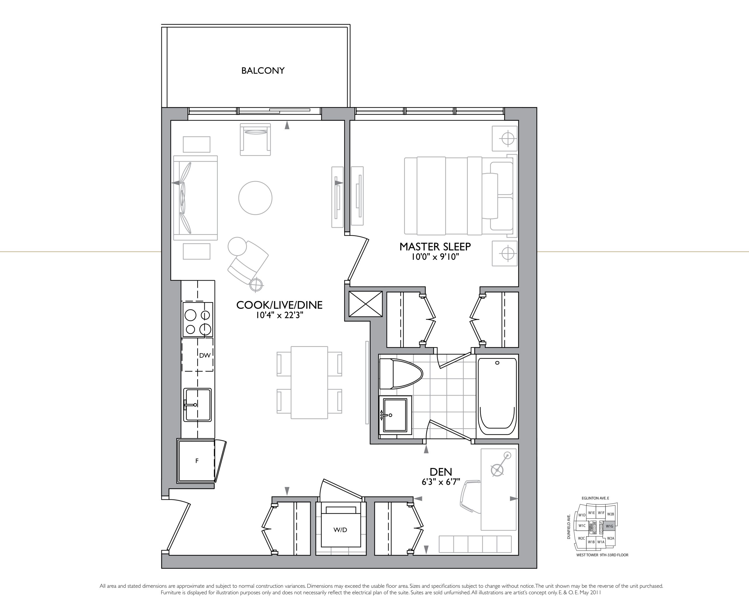 Suite WIG (Balcony) floor plan