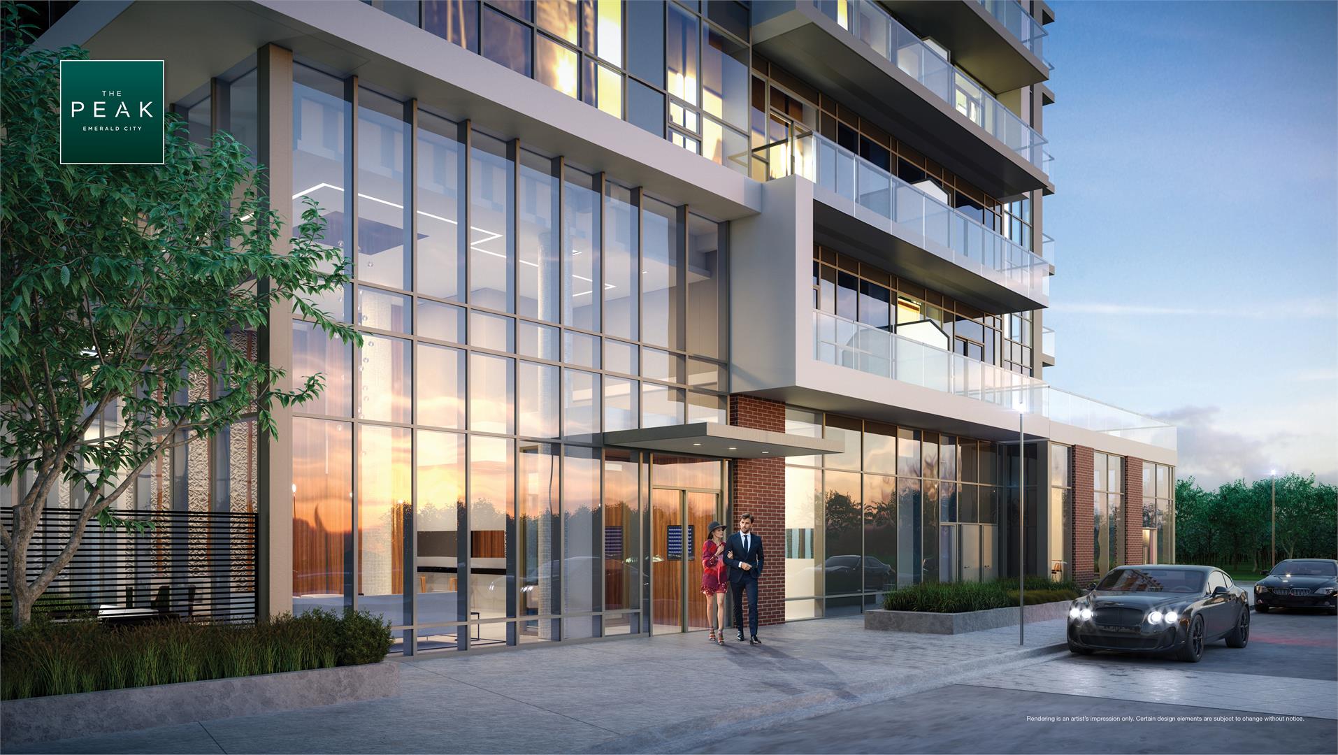 The Peak at Emerald City in Toronto — rendering 2