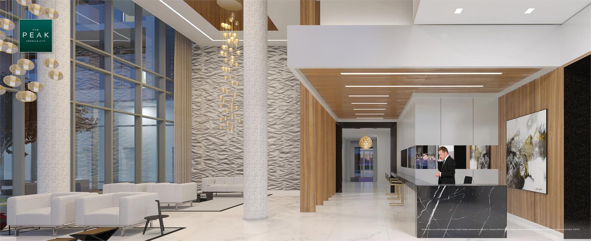 The Peak at Emerald City in Toronto — rendering 3