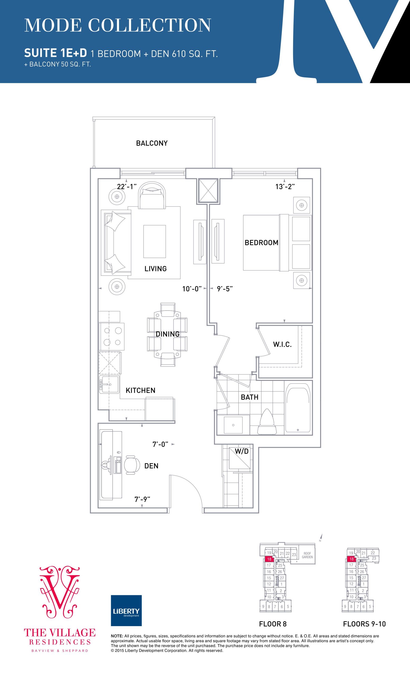 1E+D floor plan