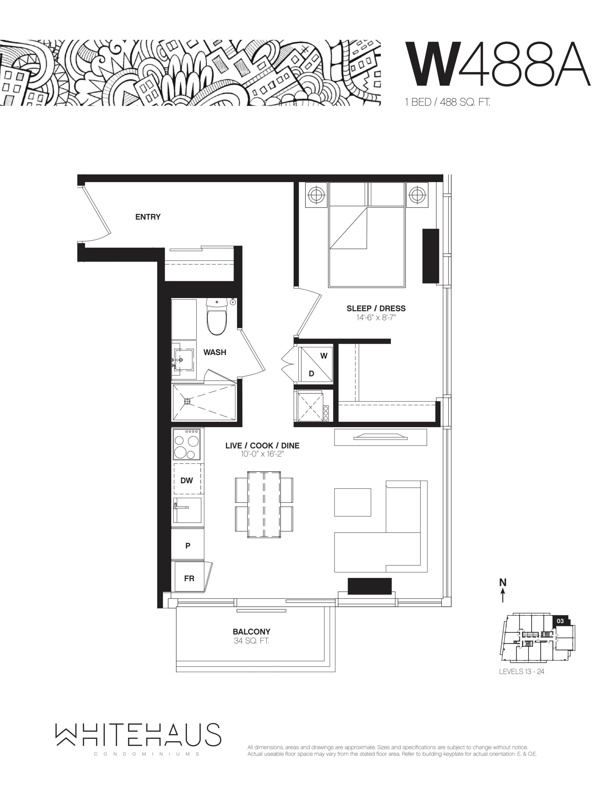 W488A floor plan