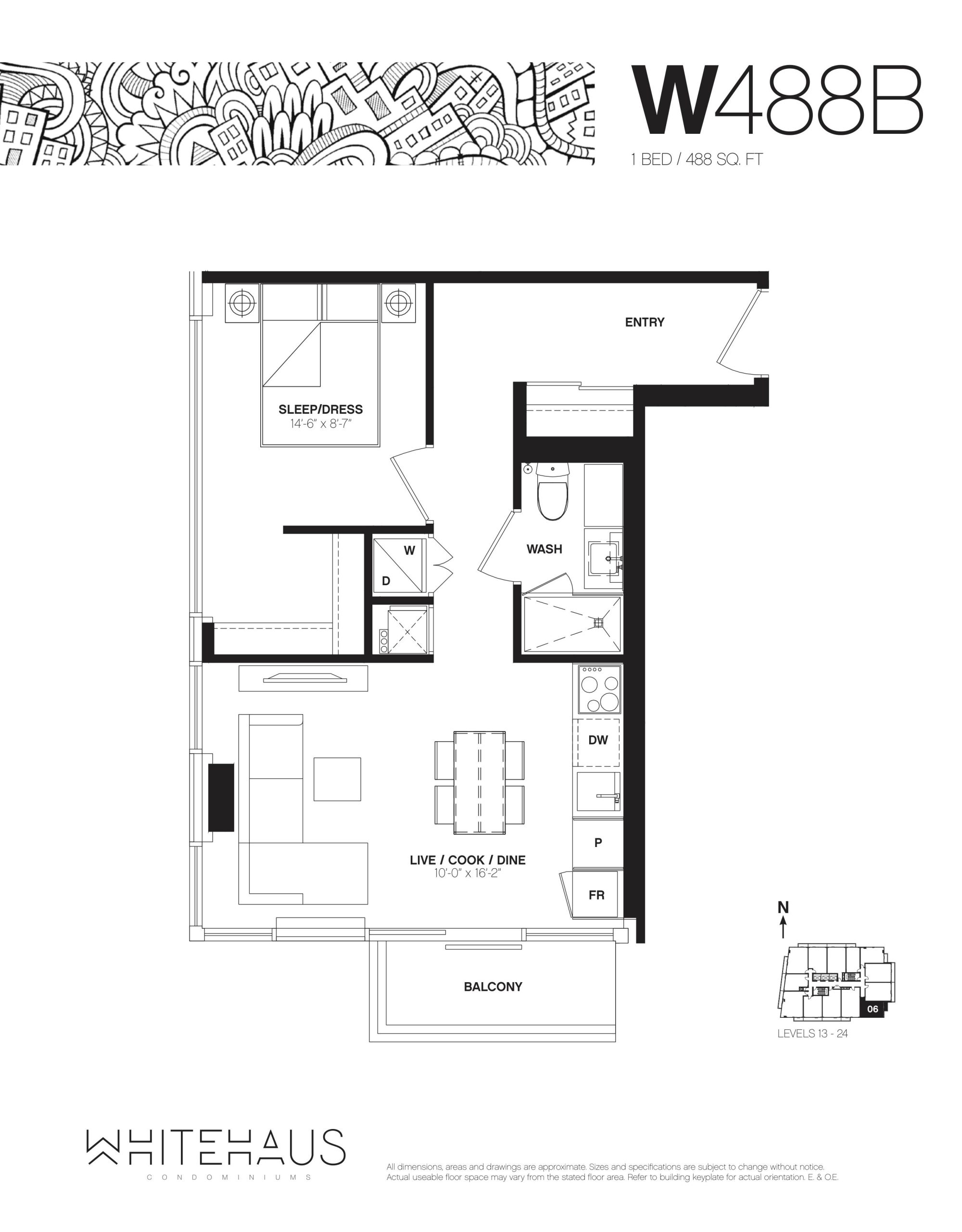 W488B floor plan