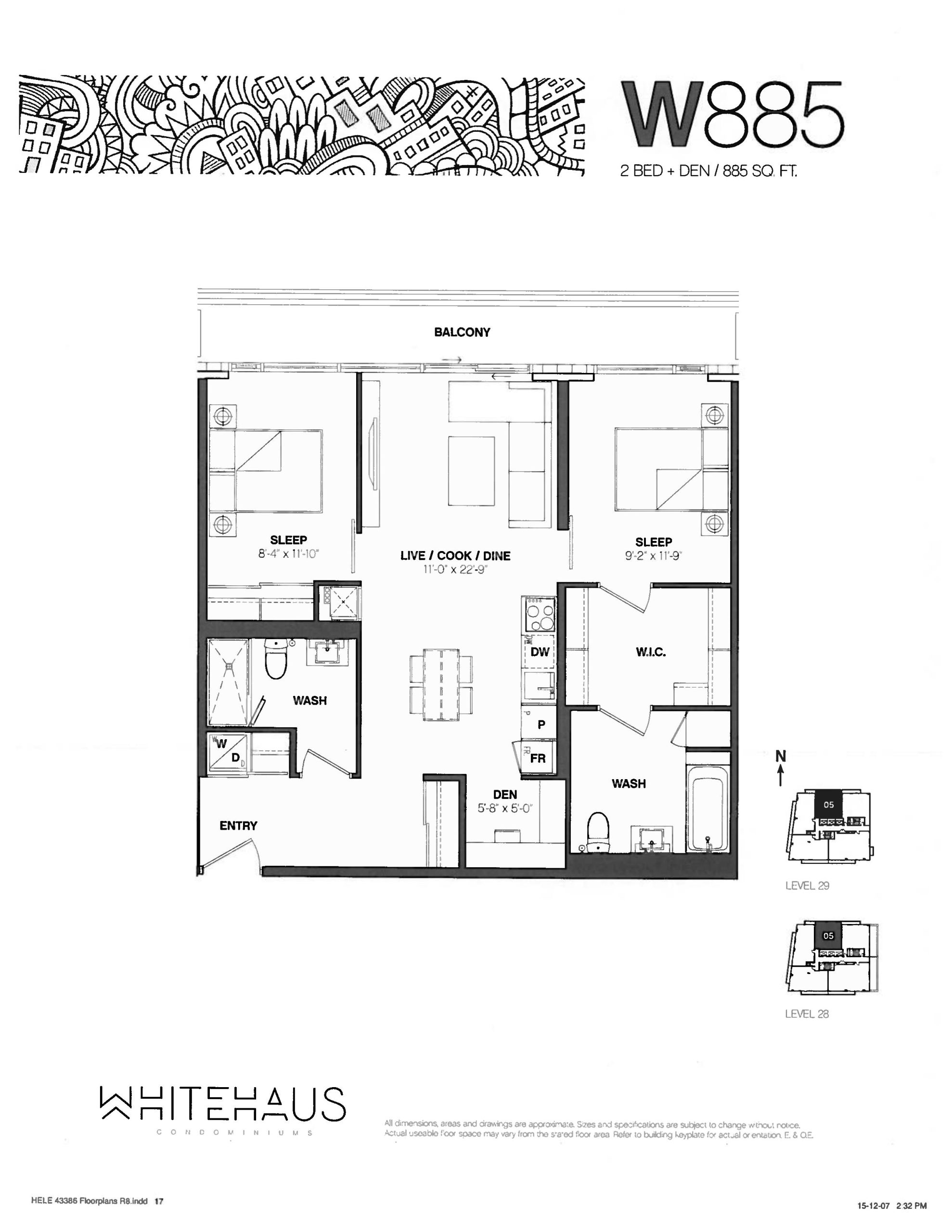 W885 floor plan