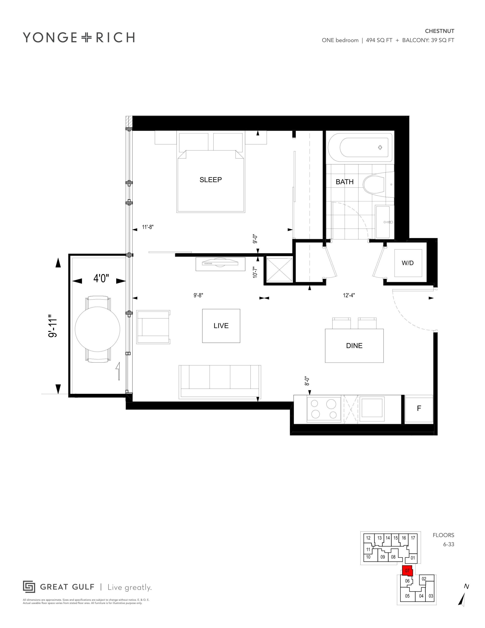 Chestnut floor plan