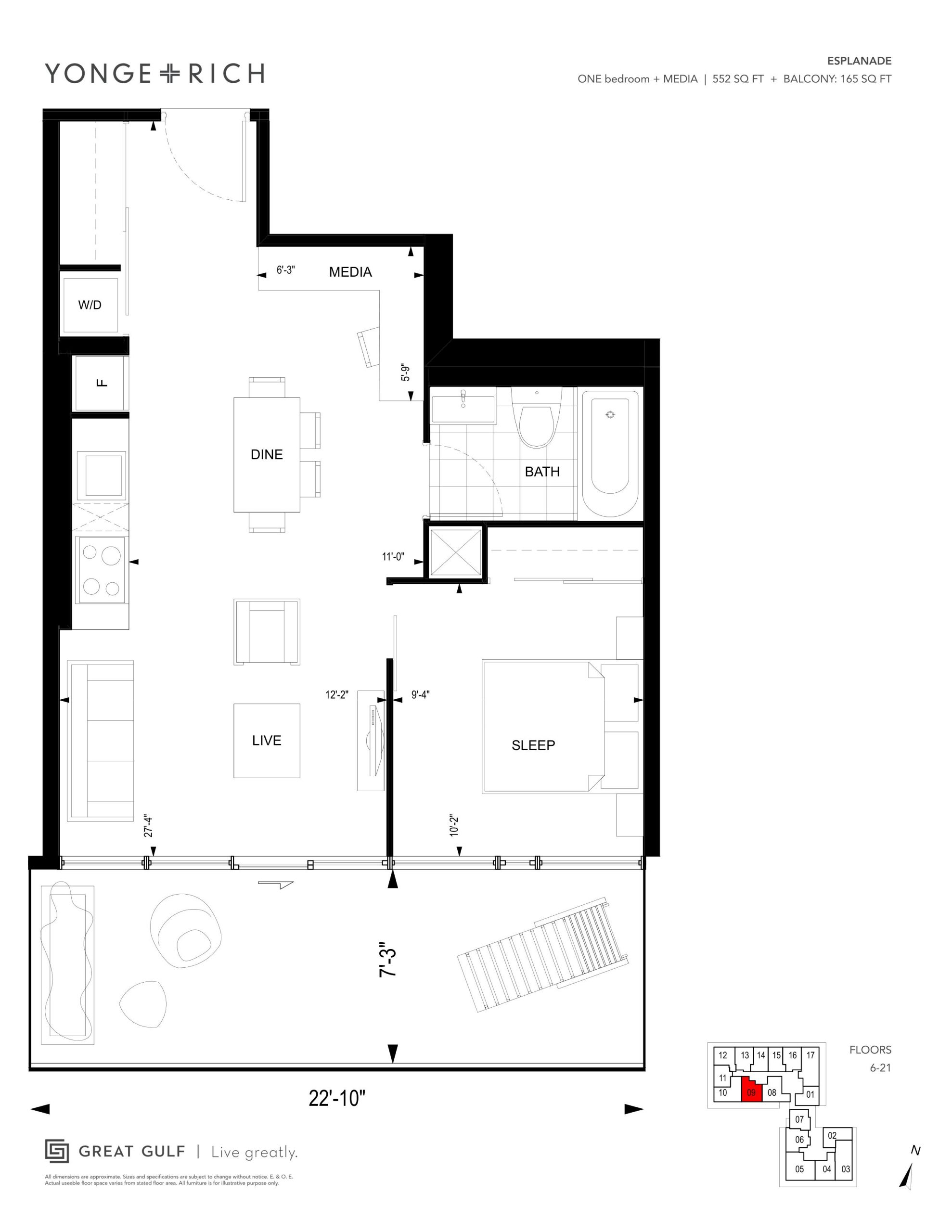 Esplanade floor plan