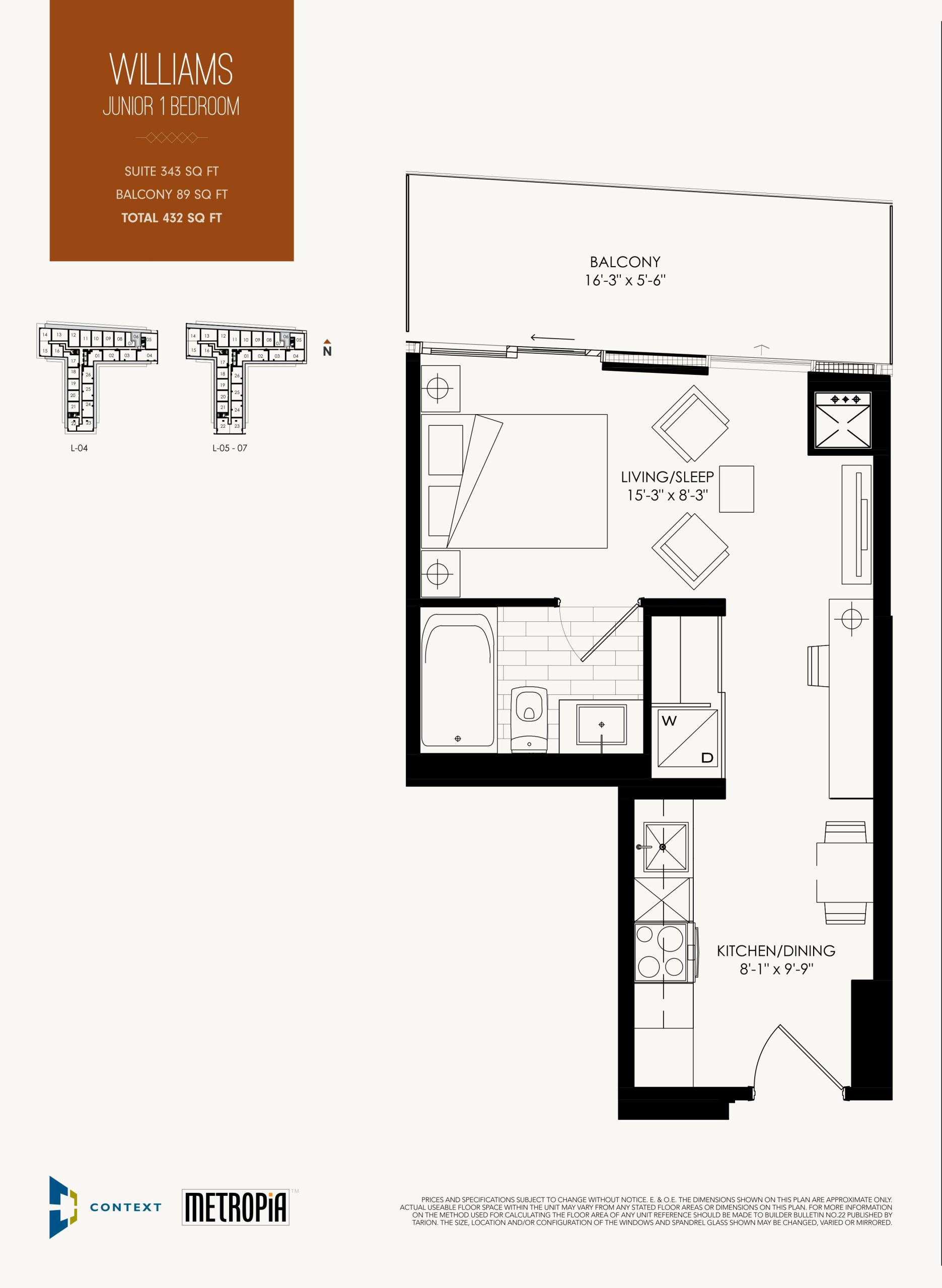 Williams floor plan