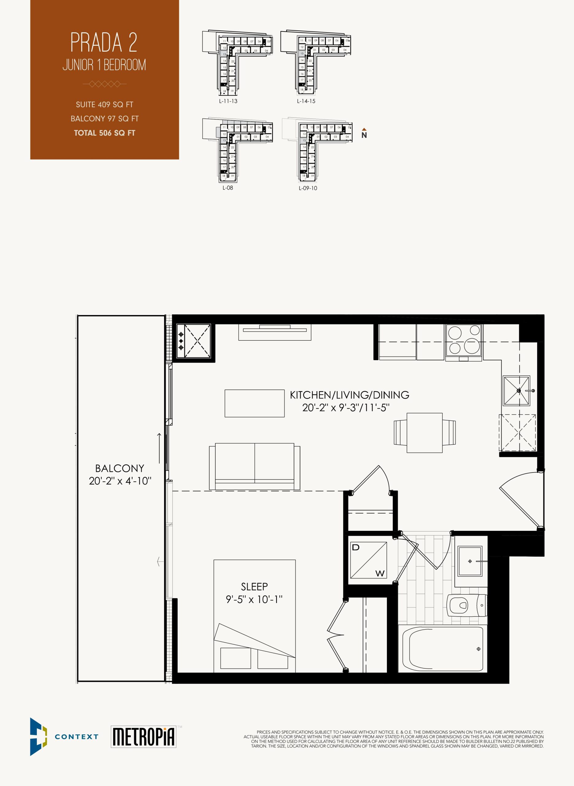 Prada 2 floor plan