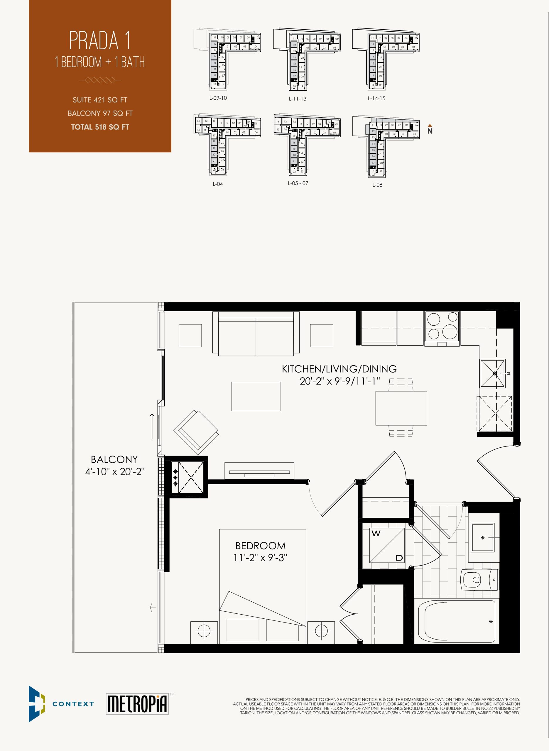Prada 1 floor plan