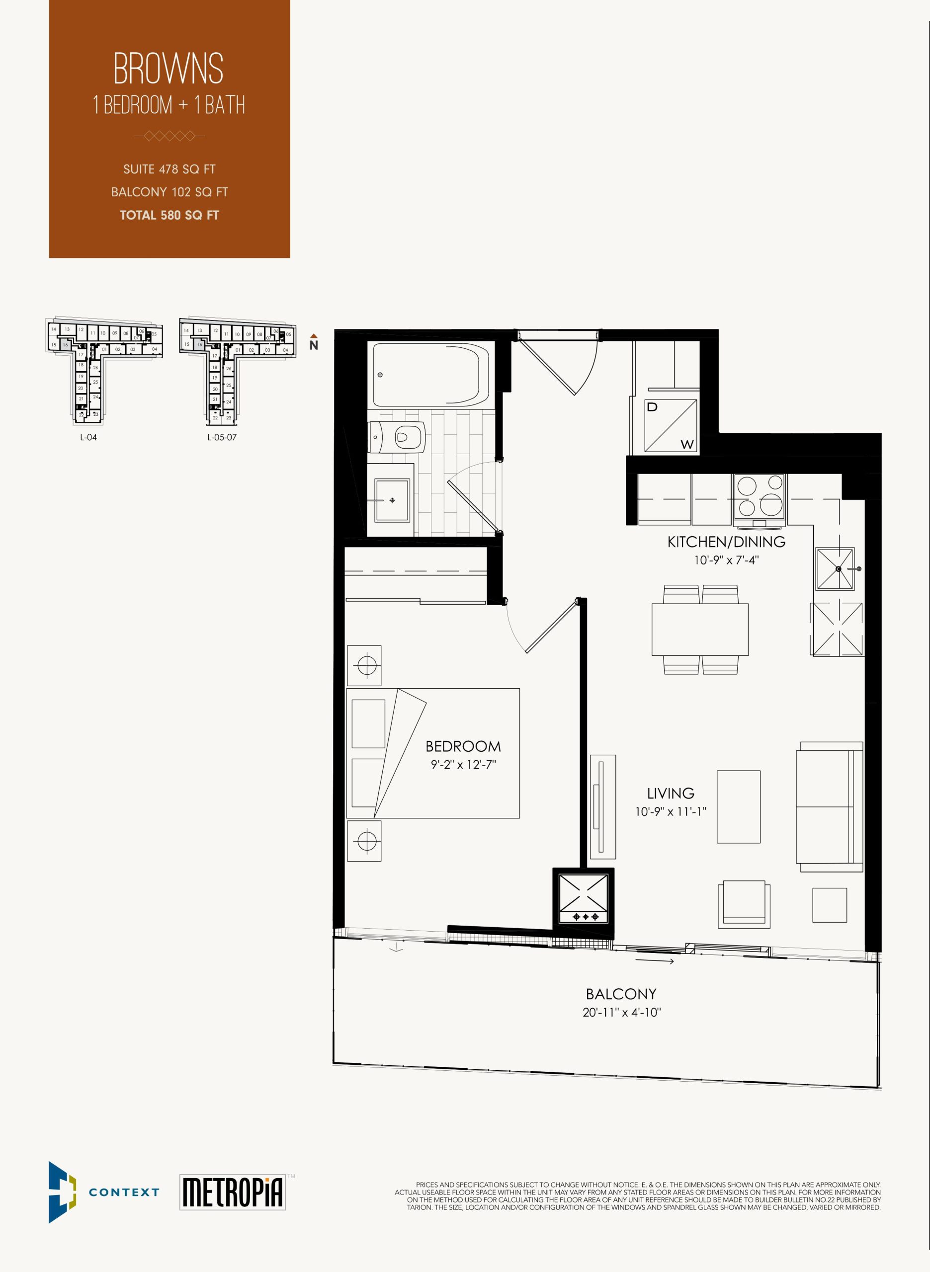 Browns floor plan
