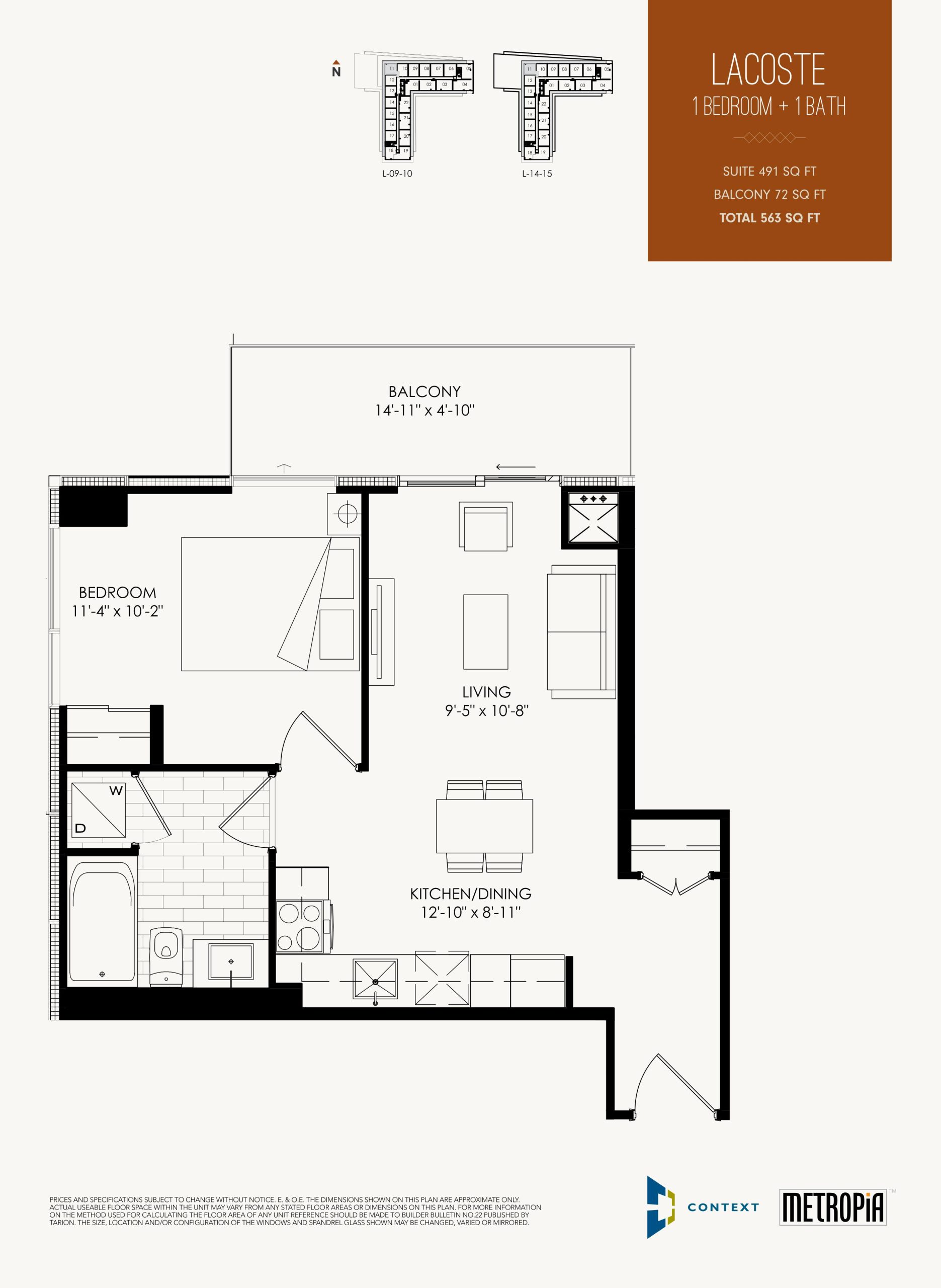 Lacoste floor plan