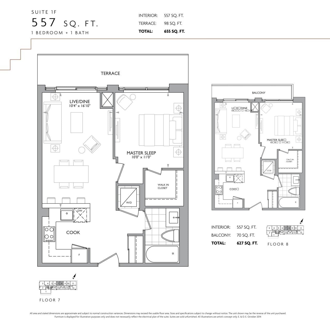 Suite 1F floor plan