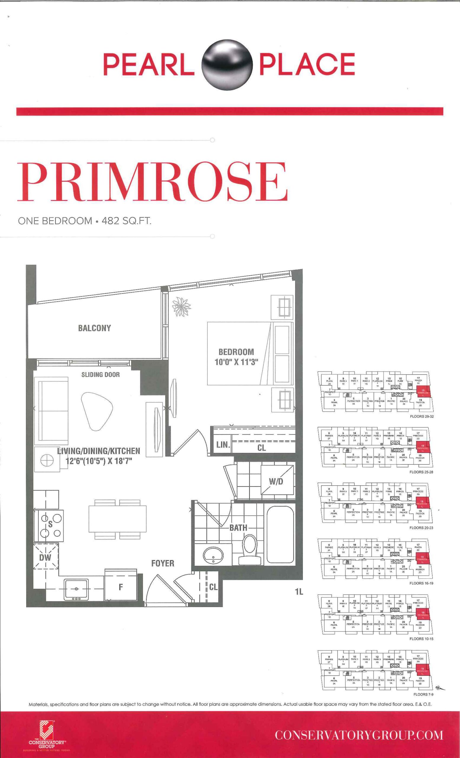 Primrose floor plan